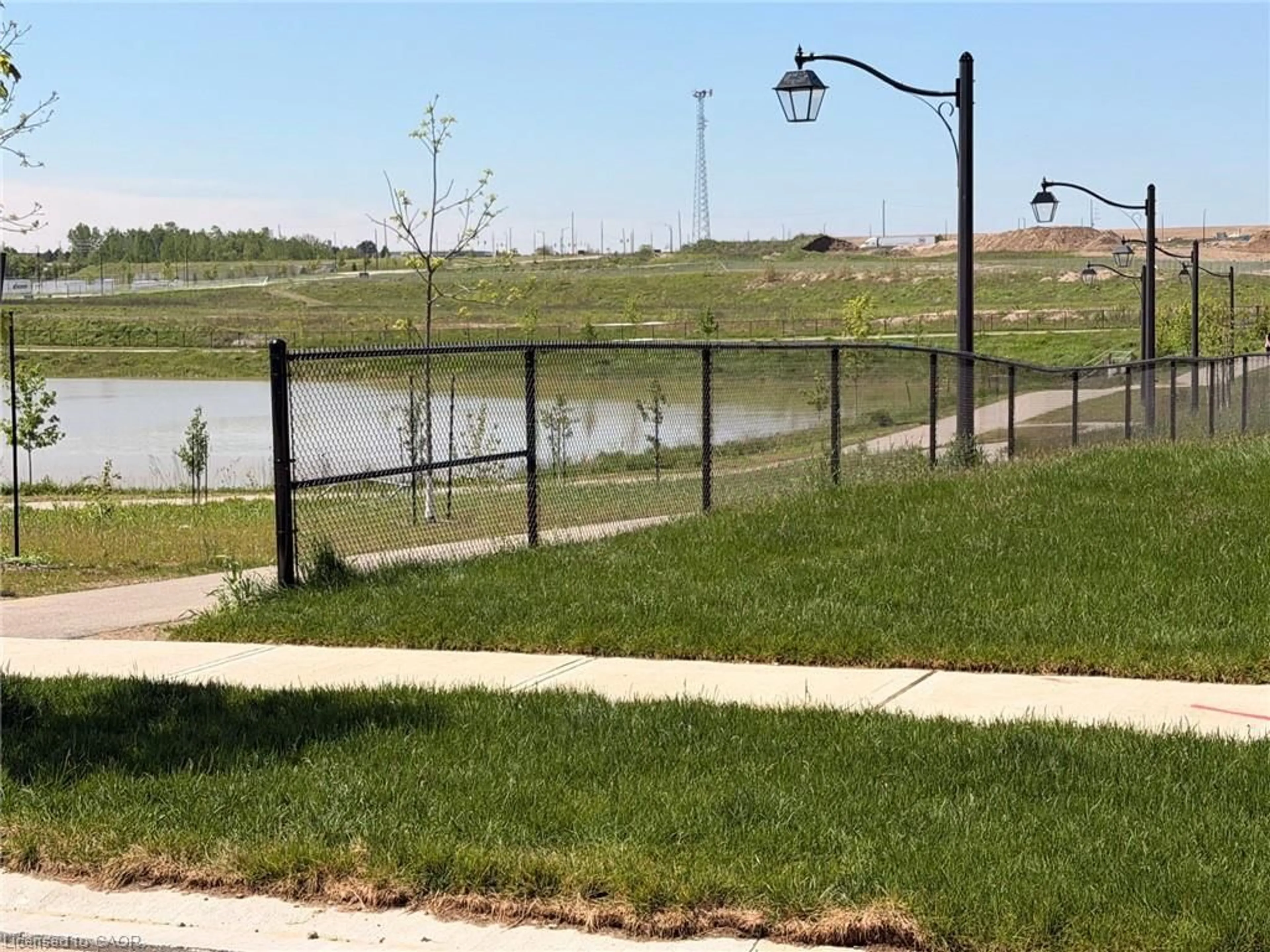 Patio, water/lake/river/ocean view for 124 Hitchman St, Paris Ontario N3L 0M2