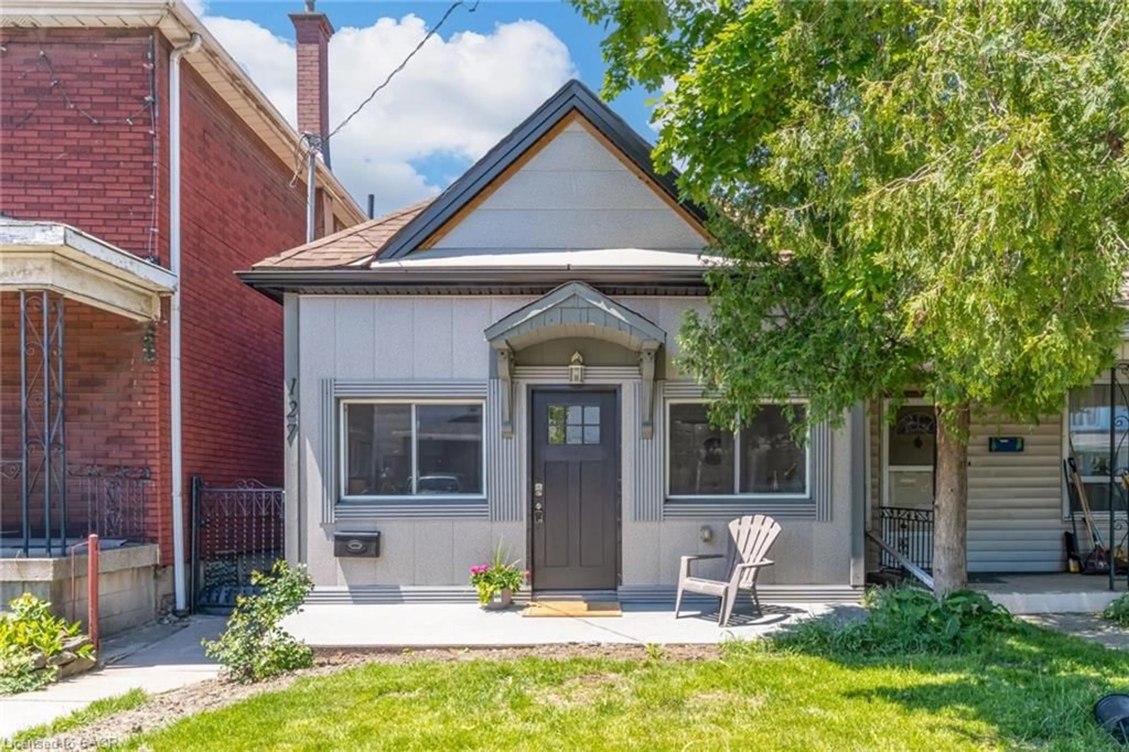 Home with brick exterior material, street for 127 Barnesdale Ave, Hamilton Ontario L8L 6S8
