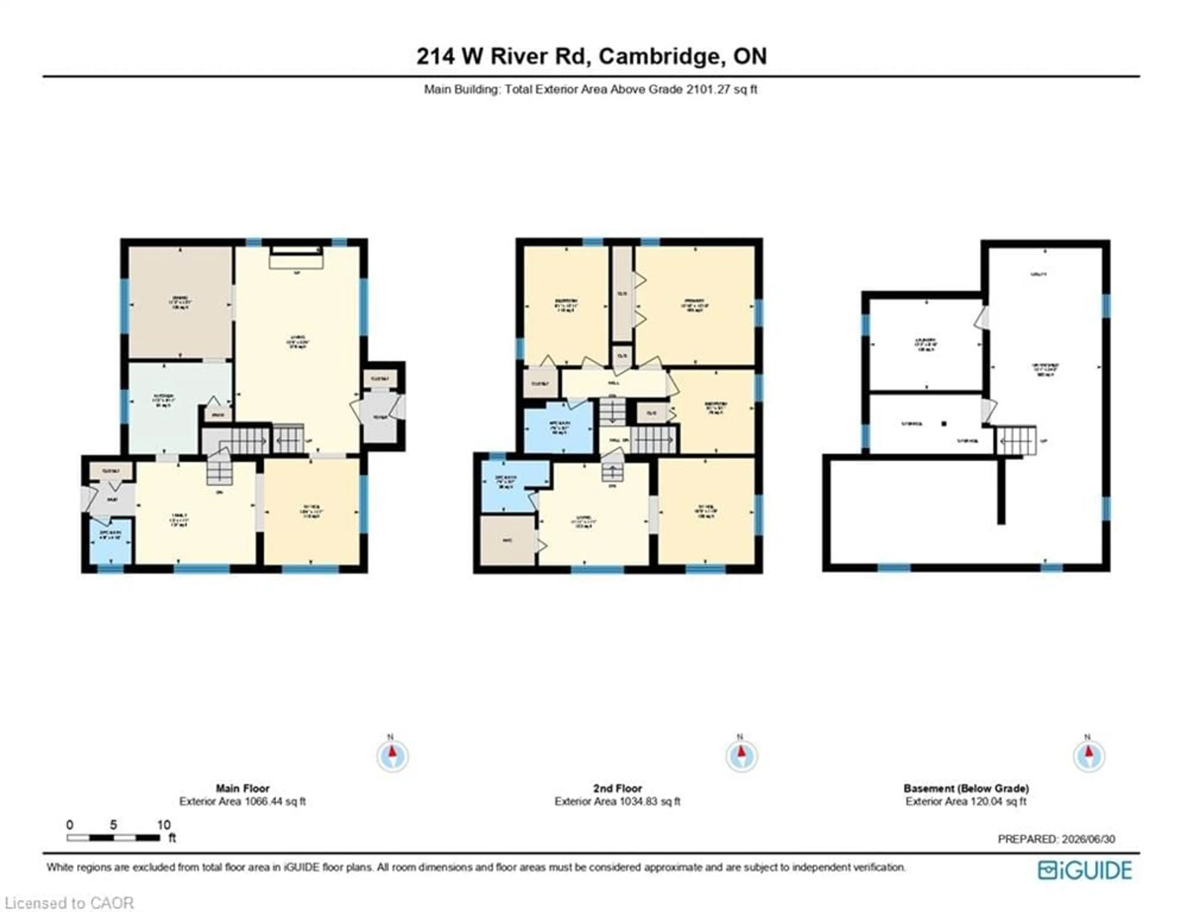 Floor plan for 214 West River Rd, Cambridge Ontario N1S 3A1