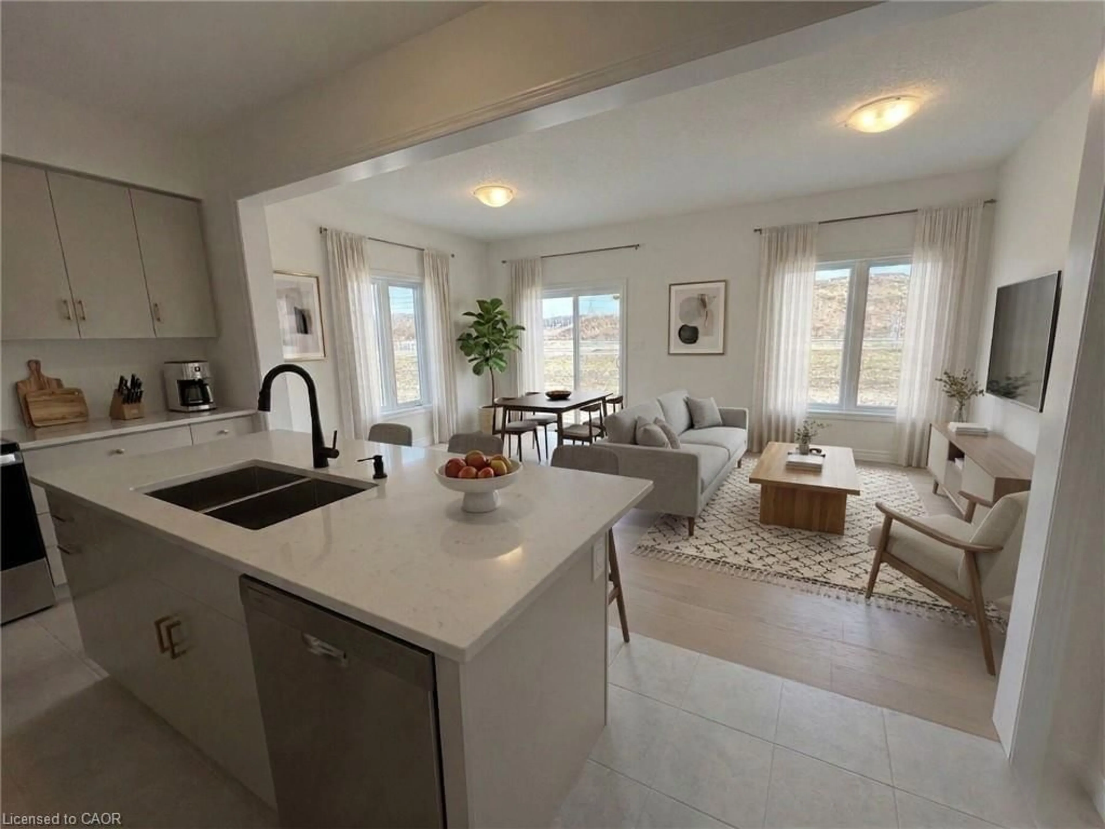 Open concept kitchen, unknown for 537 Anton Cres, Kitchener Ontario N2R 0T8