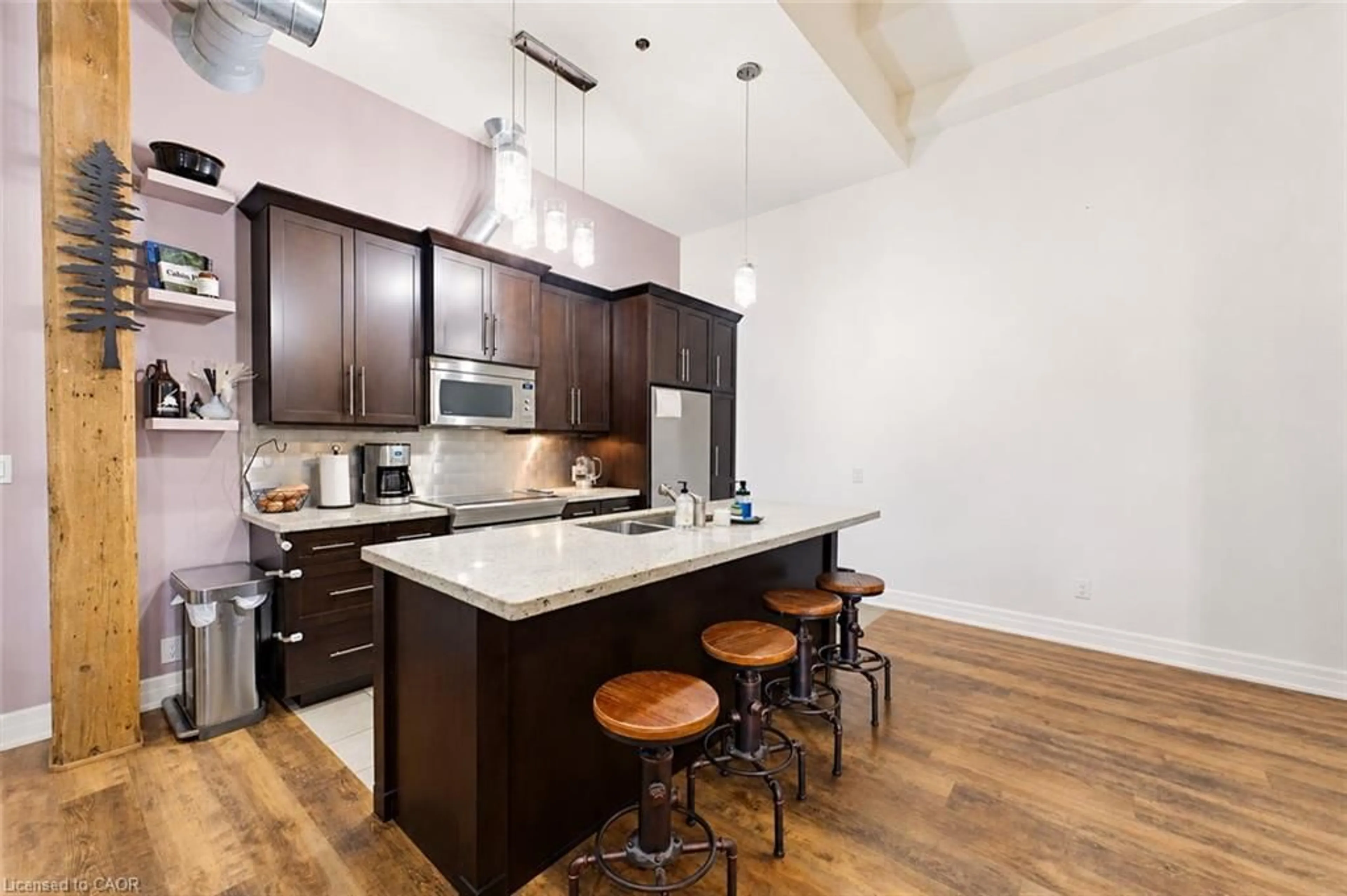 Open concept kitchen, unknown for 25 Concession St #111, Cambridge Ontario N1R 2G6
