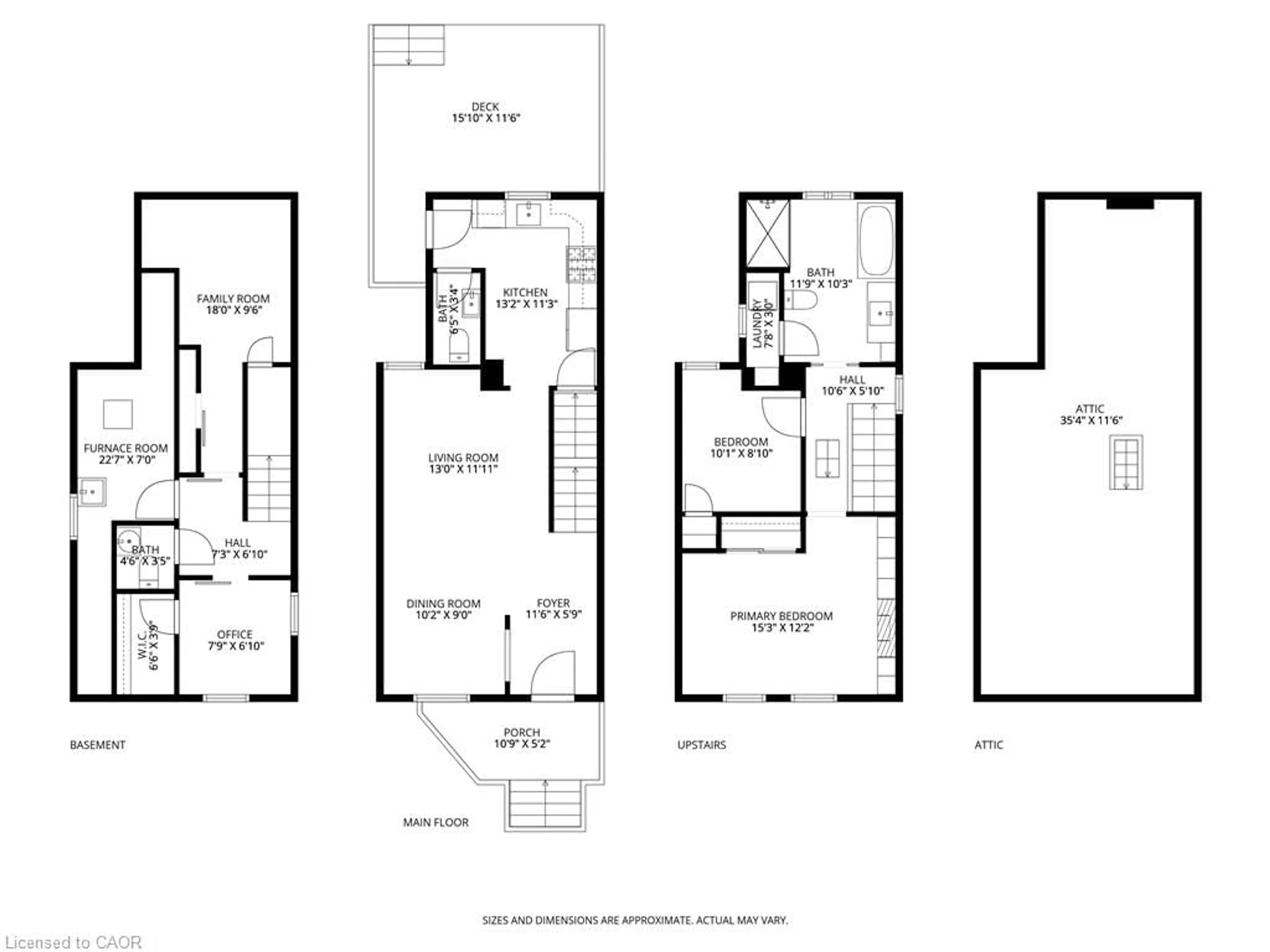 Floor plan for 14 Mars Ave, Hamilton Ontario L8L 3V8
