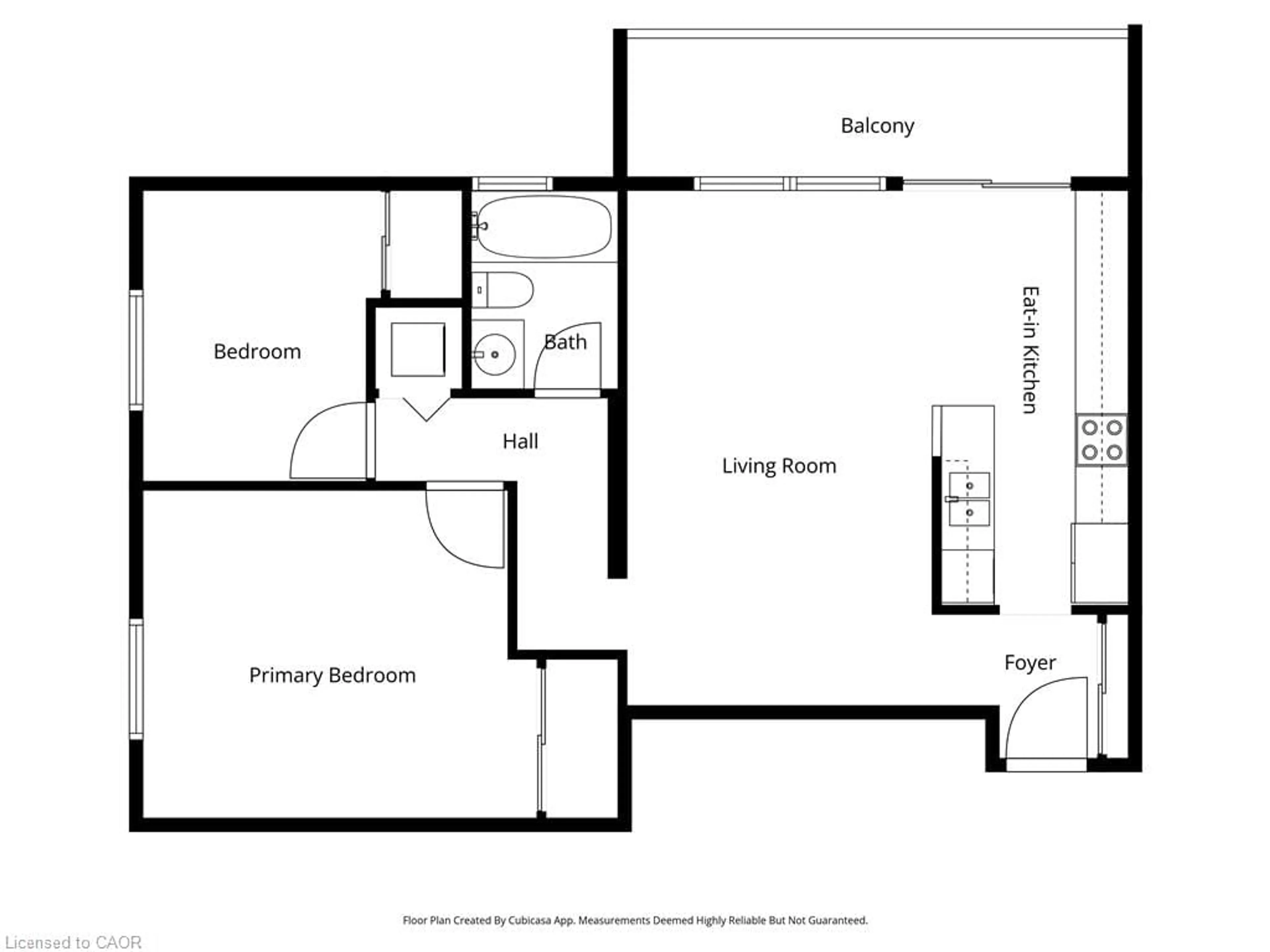 Floor plan for 6390 Huggins St #209, Niagara Falls Ontario L2J 1H1