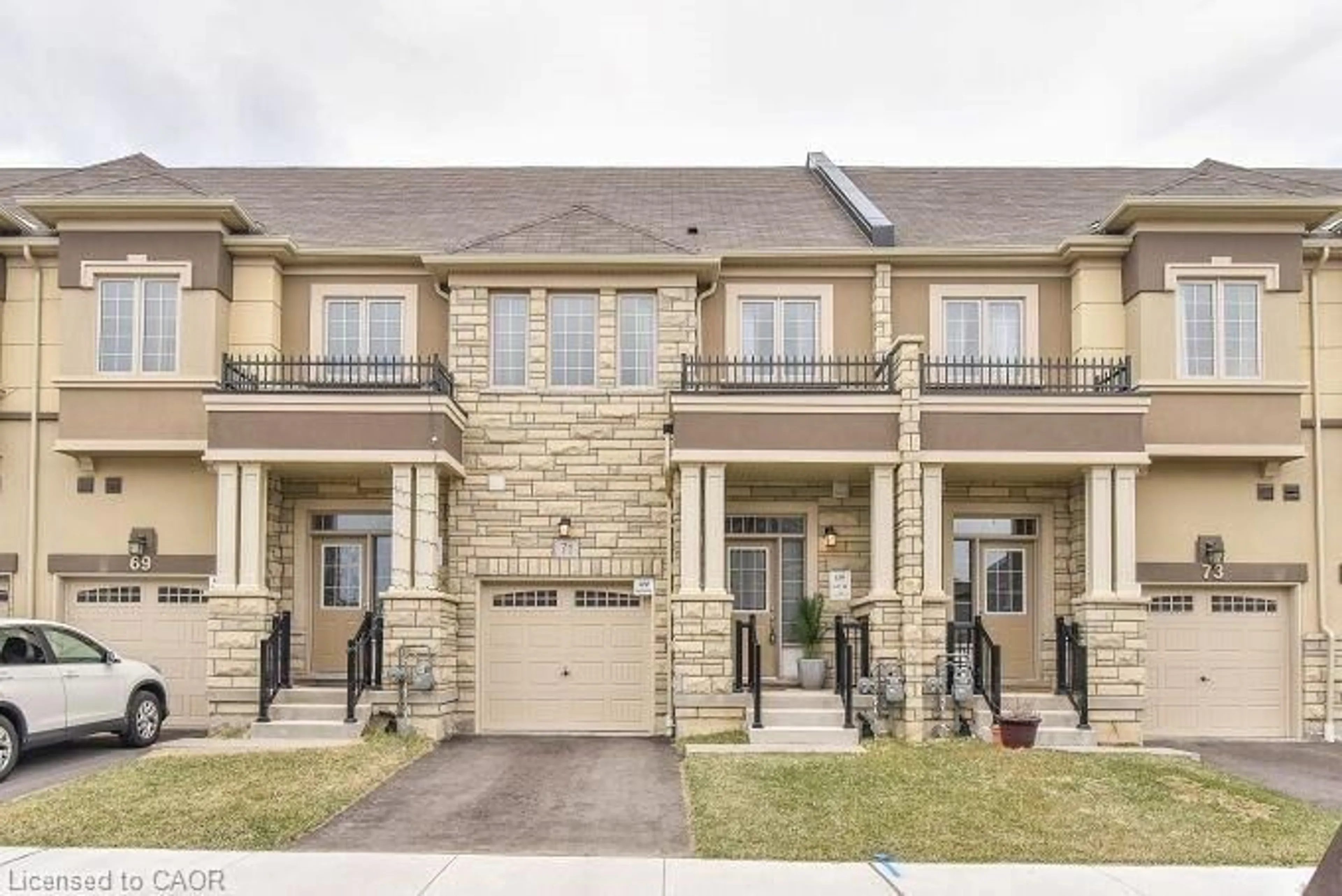 Home with brick exterior material, street for 71 Bilanski Farm Rd, Brantford Ontario N3S 0J4
