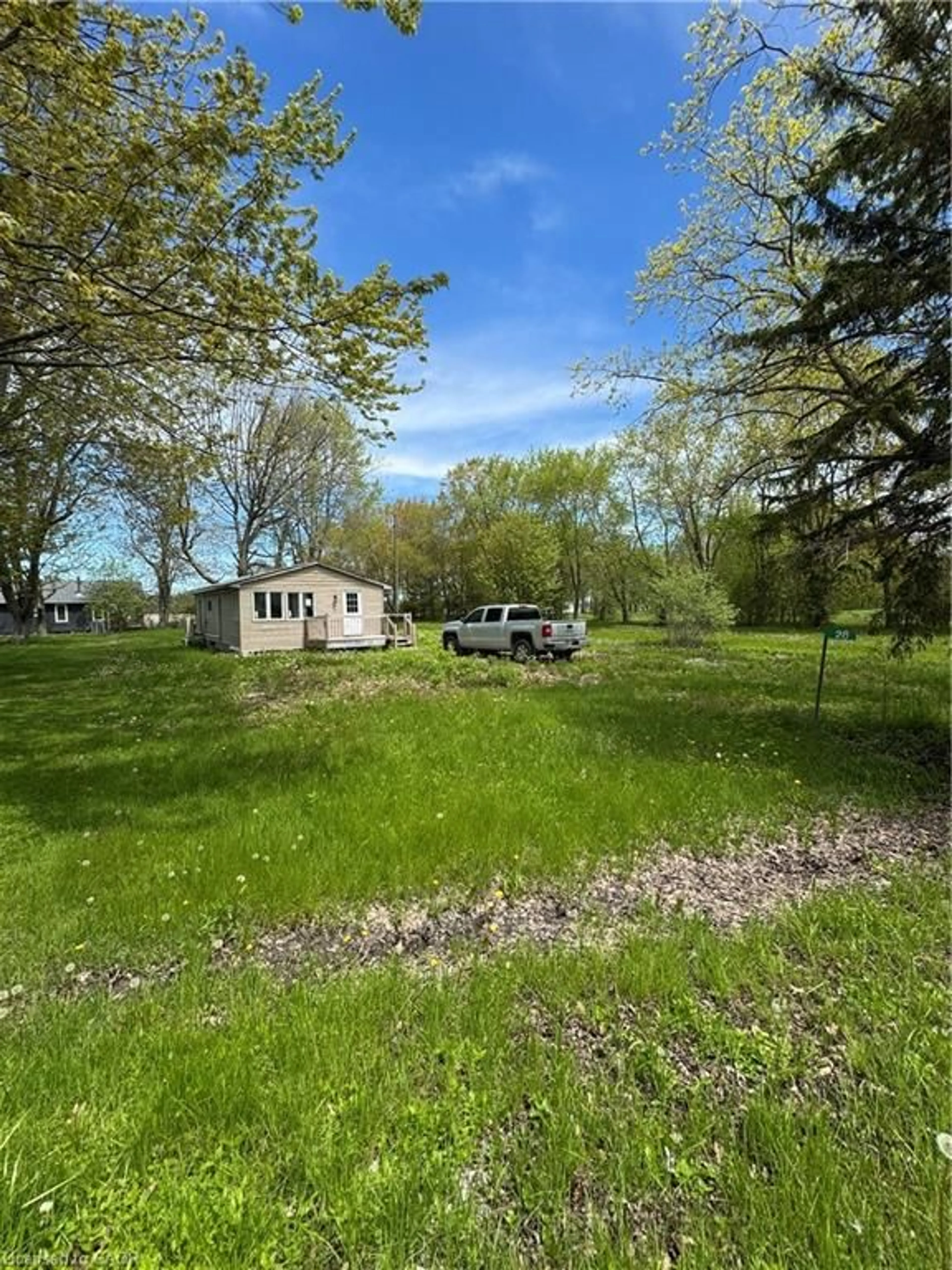 A pic from outside/outdoor area/front of a property/back of a property/a pic from drone, street for 28 Derner Line, Lowbanks Ontario N0A 1K0