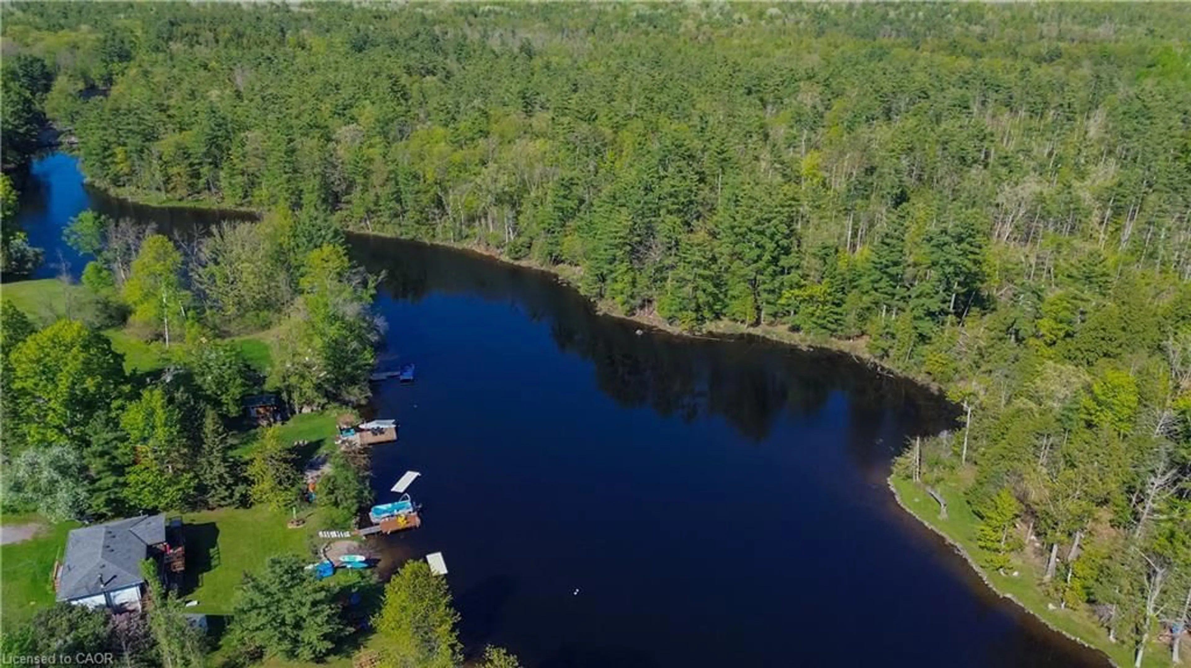 A pic from outside/outdoor area/front of a property/back of a property/a pic from drone, water/lake/river/ocean view for 79 Fire Route 11 Rte, Havelock Ontario K0L 1Z0