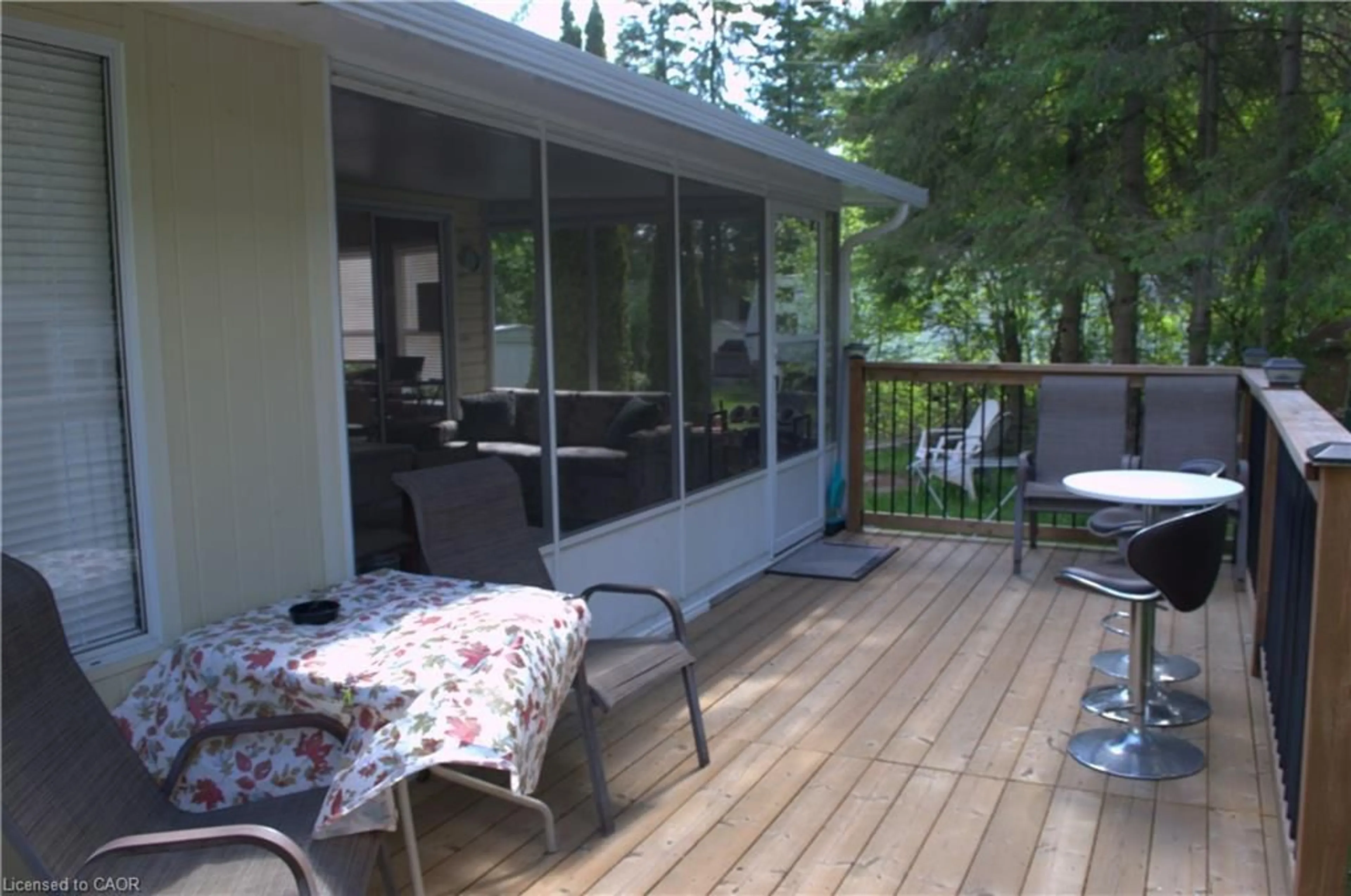 Patio, water/lake/river/ocean view for 673 Brant Waterloo Rd #58, Ayr Ontario N0B 1E0