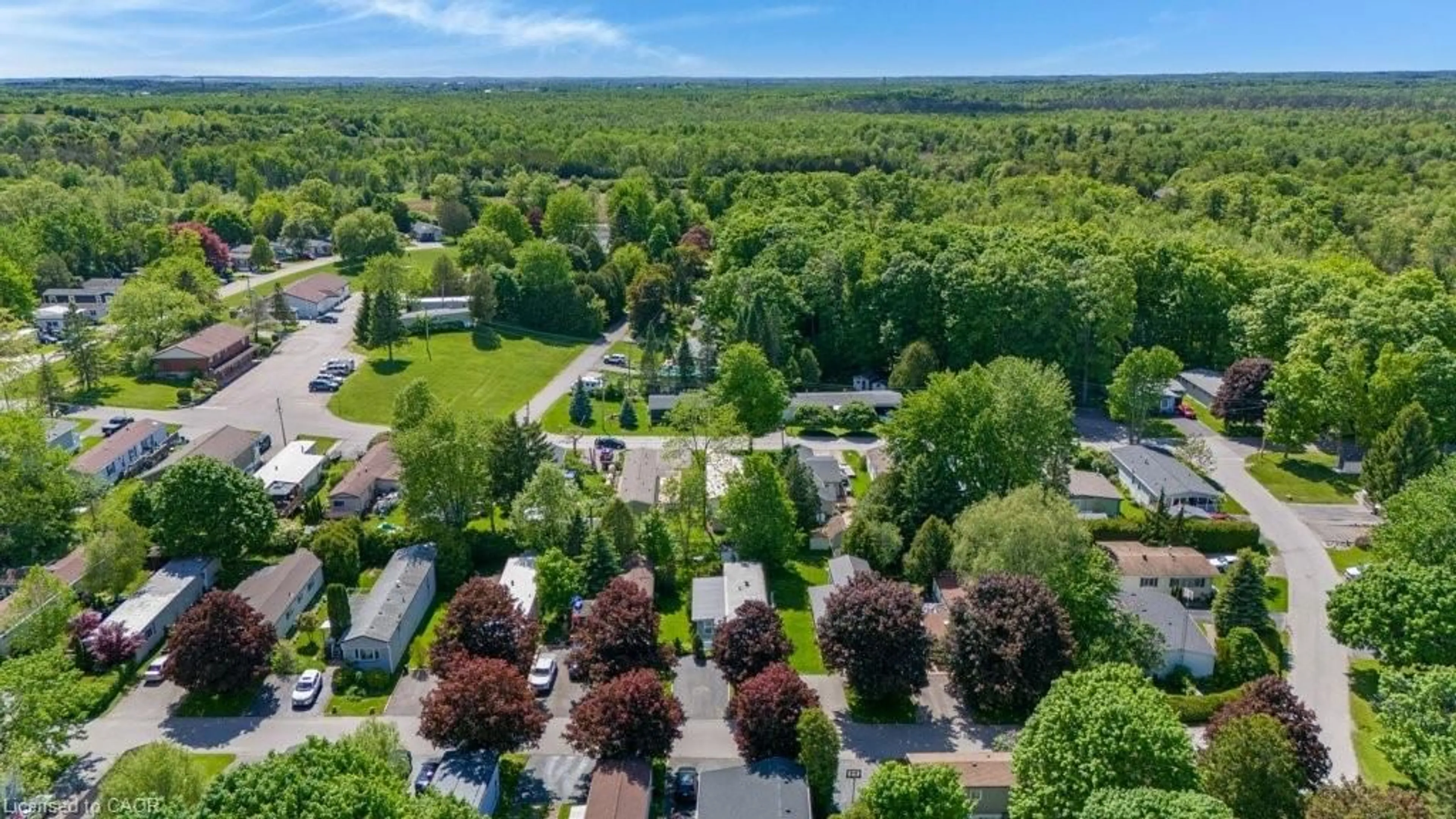 A pic from outside/outdoor area/front of a property/back of a property/a pic from drone, forest/trees view for 120 Maple Cres, Flamborough Ontario N0B 2J0