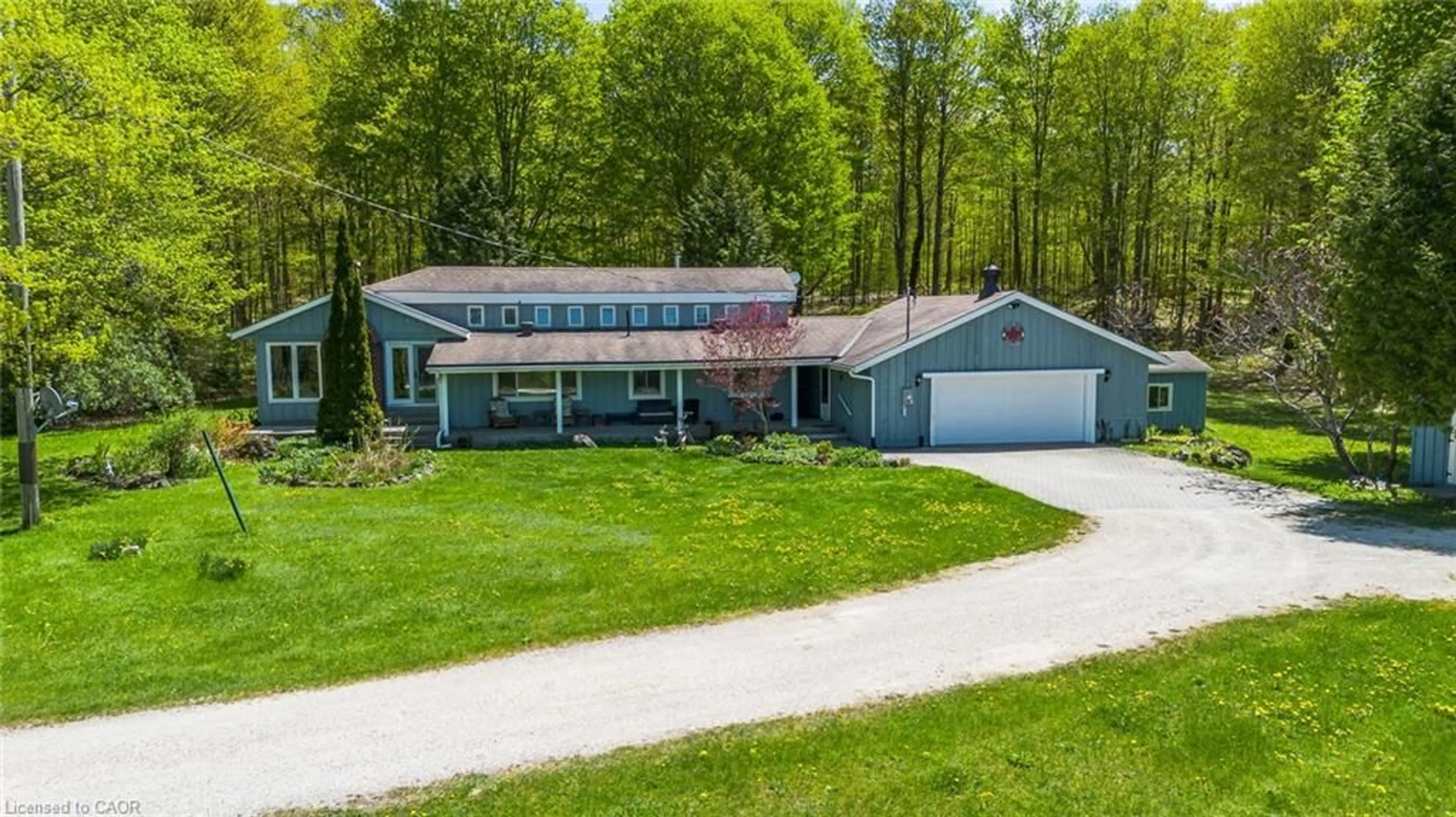 Home with vinyl exterior material, street for 354354 Osprey-Artemesia Town Line, Grey Highlands Ontario N0C 1E0