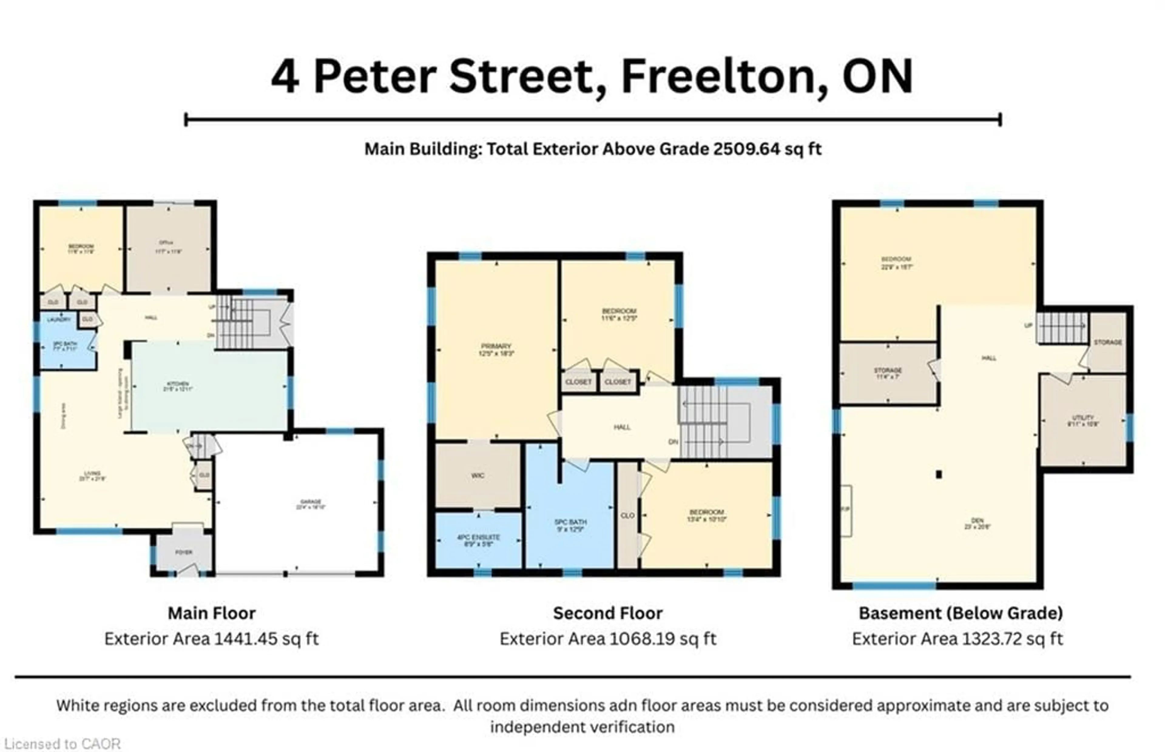 Floor plan for 4 Peter St, Flamborough Ontario L8B 0Z4