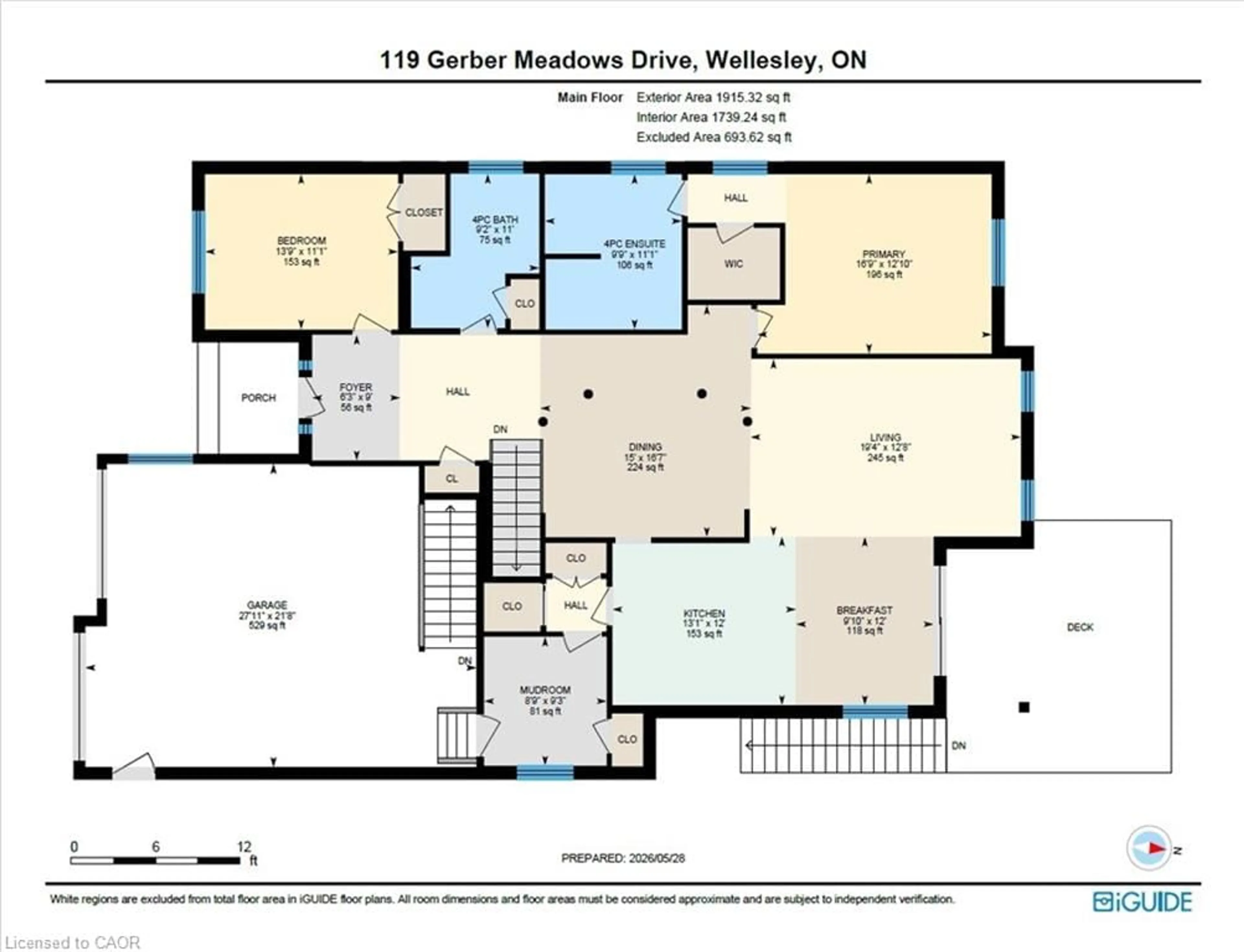 Floor plan for 119 Gerber Meadows Dr, Wellesley Ontario N0B 2T0