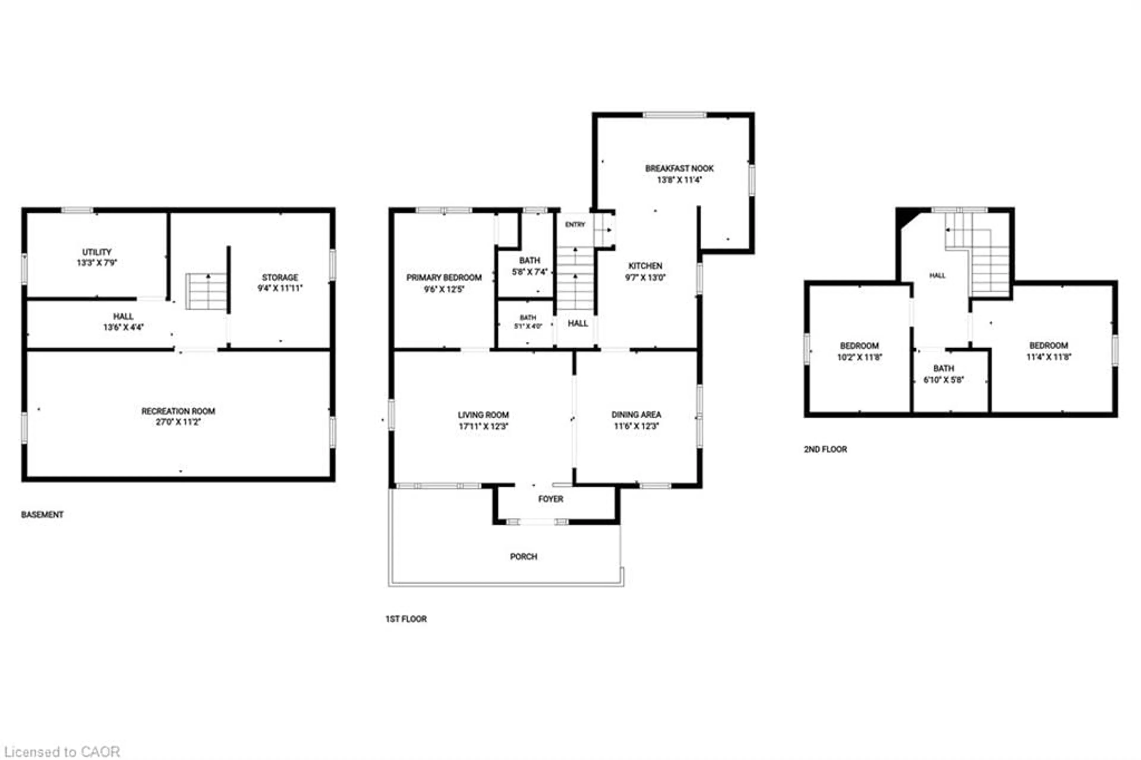 Floor plan for 32 Grant St, Dunnville Ontario N1A 1Y2