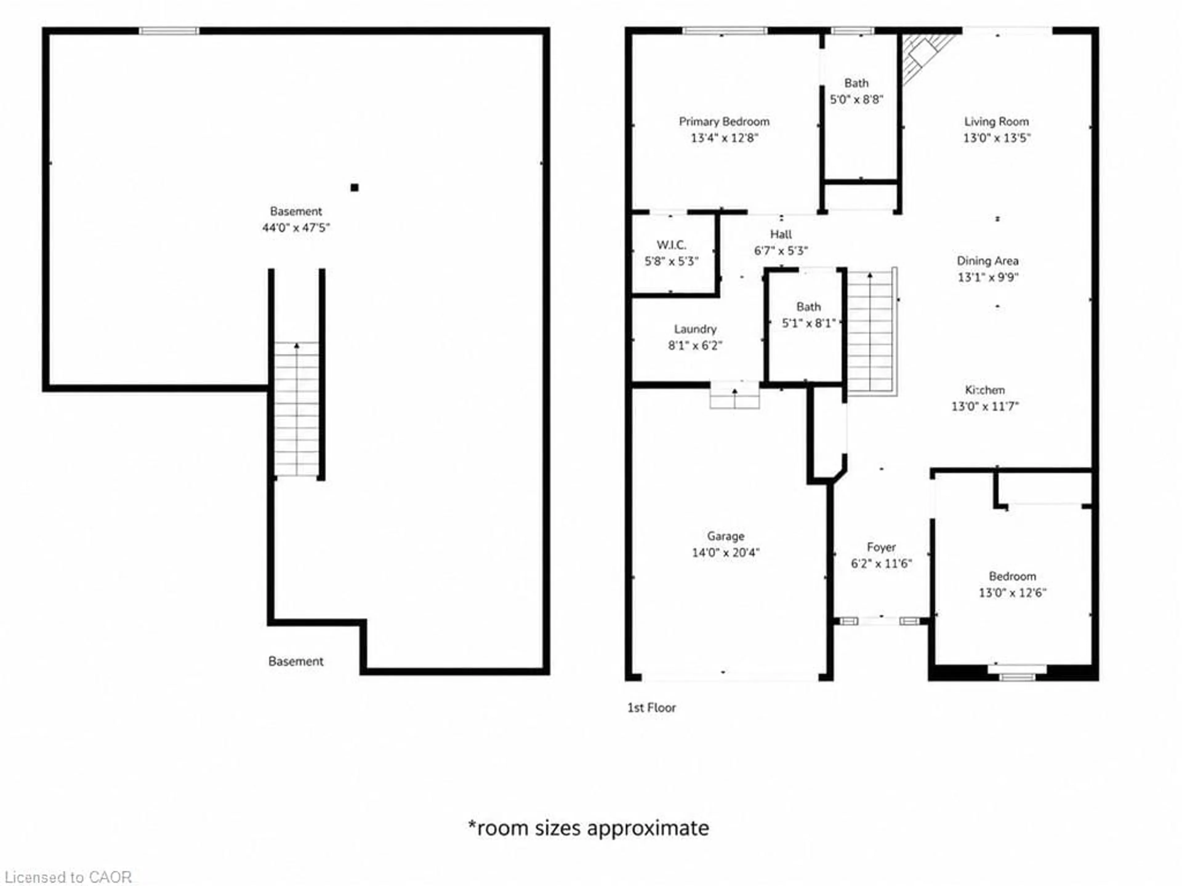 Floor plan for 10 Grant St, Smithville Ontario L0R 2A0
