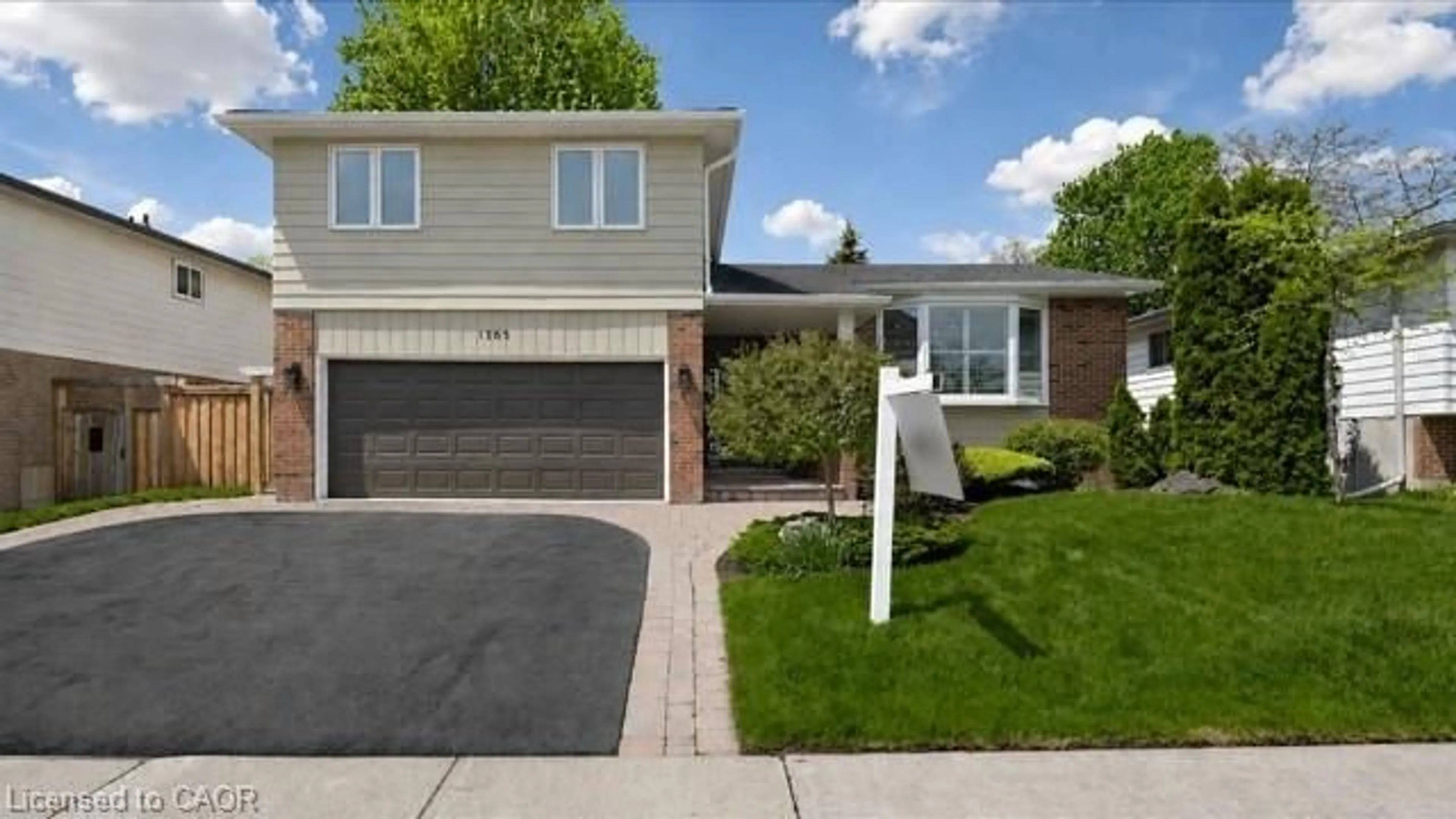 Home with brick exterior material, street for 1365 Ester Dr, Burlington Ontario L7P 1L4