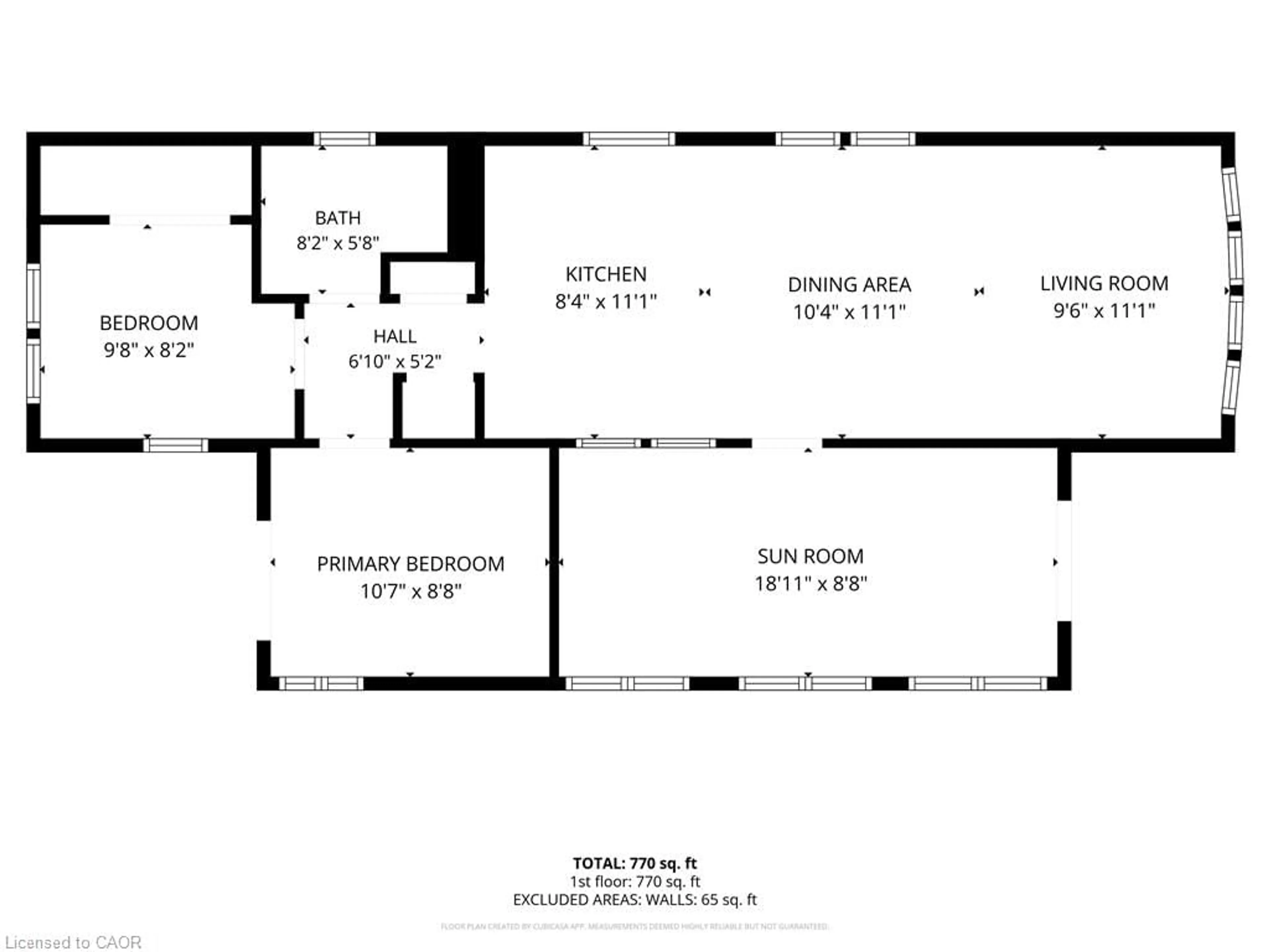 Floor plan for 580 Beaver Creek Rd #236, Waterloo Ontario N2J 3Z4