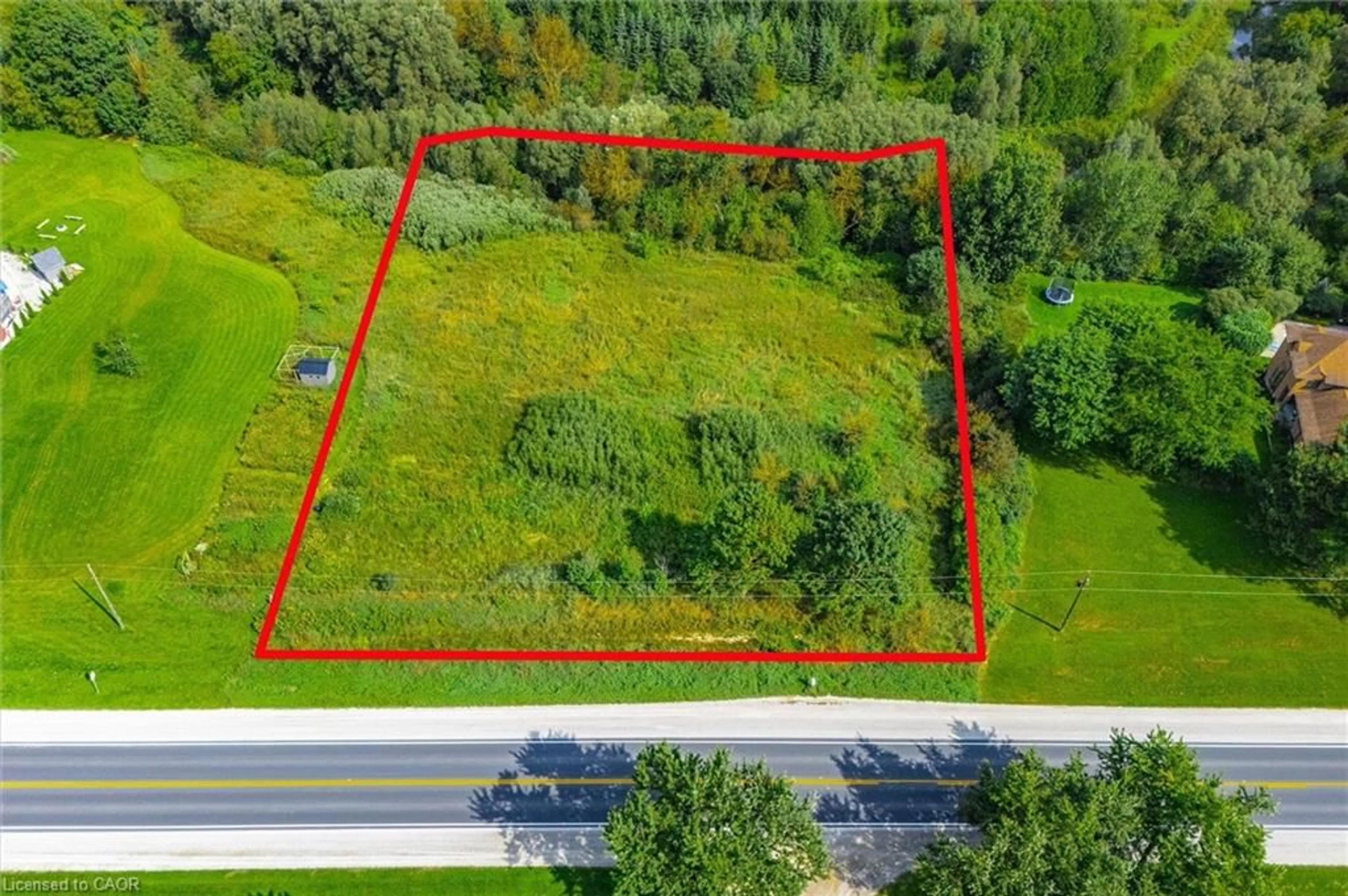 A pic from outside/outdoor area/front of a property/back of a property/a pic from drone, unknown for 7916 Wellington Road 109, Arthur Ontario N0G 1A0
