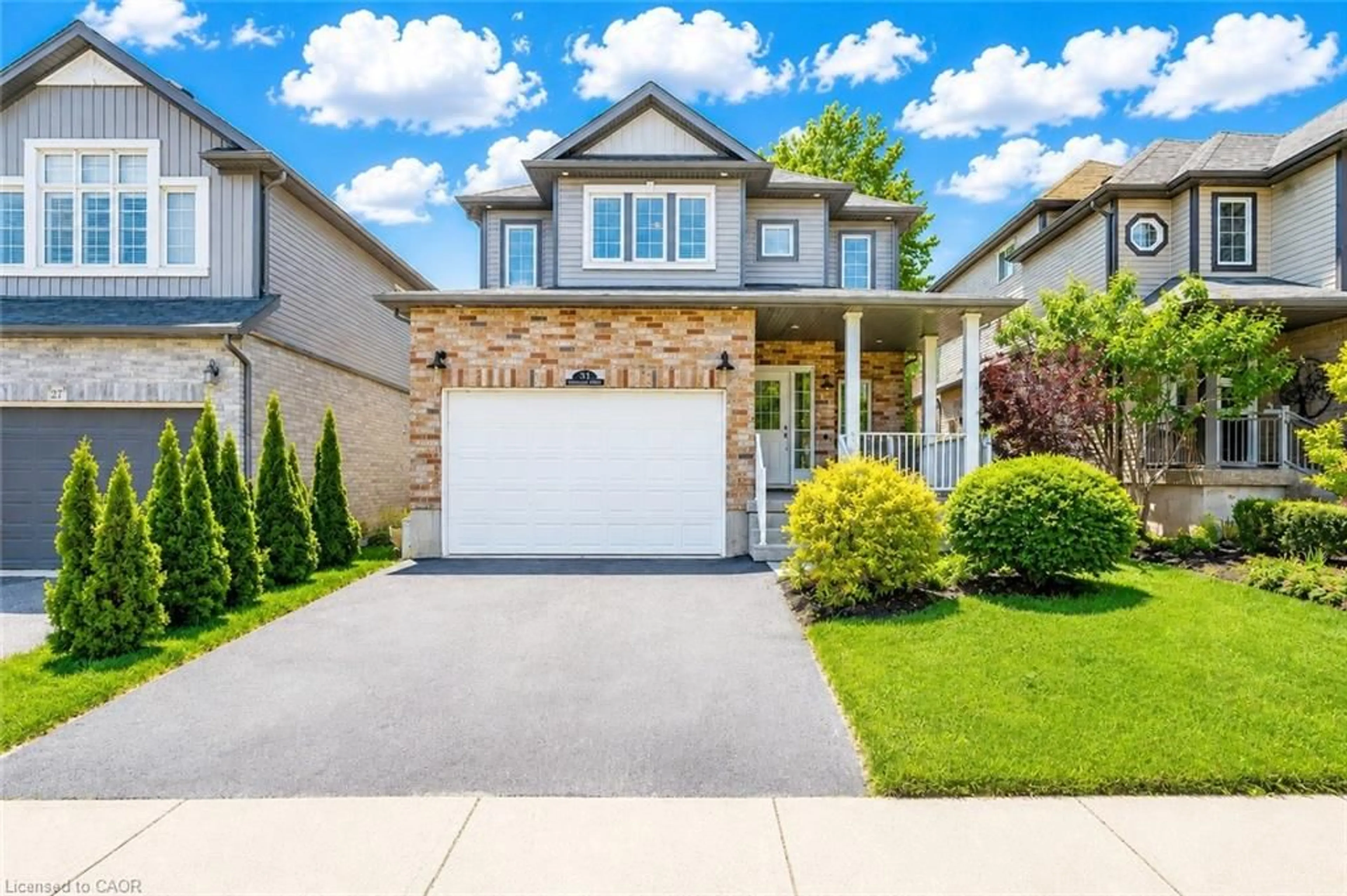Home with vinyl exterior material, street for 31 Parkvale Dr, Kitchener Ontario N2R 1Z5
