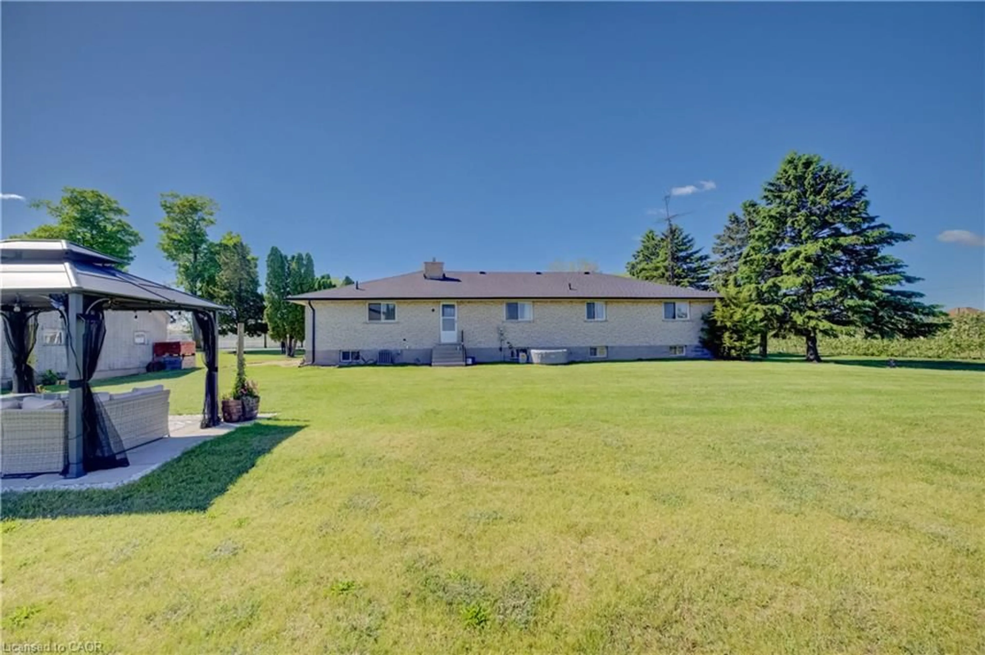 A pic from outside/outdoor area/front of a property/back of a property/a pic from drone, unknown for 225863 Otterville Rd, Otterville Ontario N0J 1R0