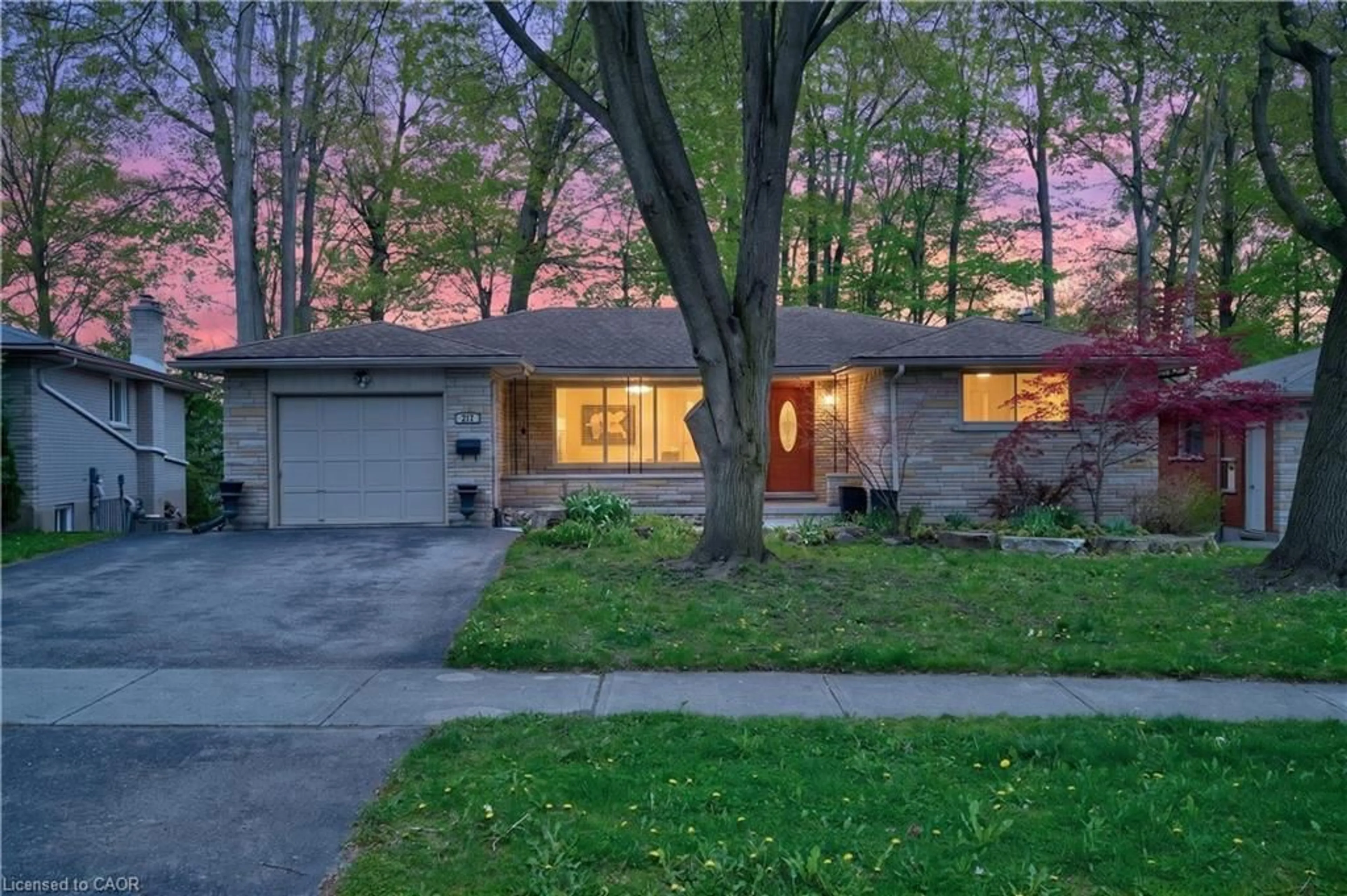 Home with brick exterior material, street for 217 Pinegrove Cres, Waterloo Ontario N2L 4V2