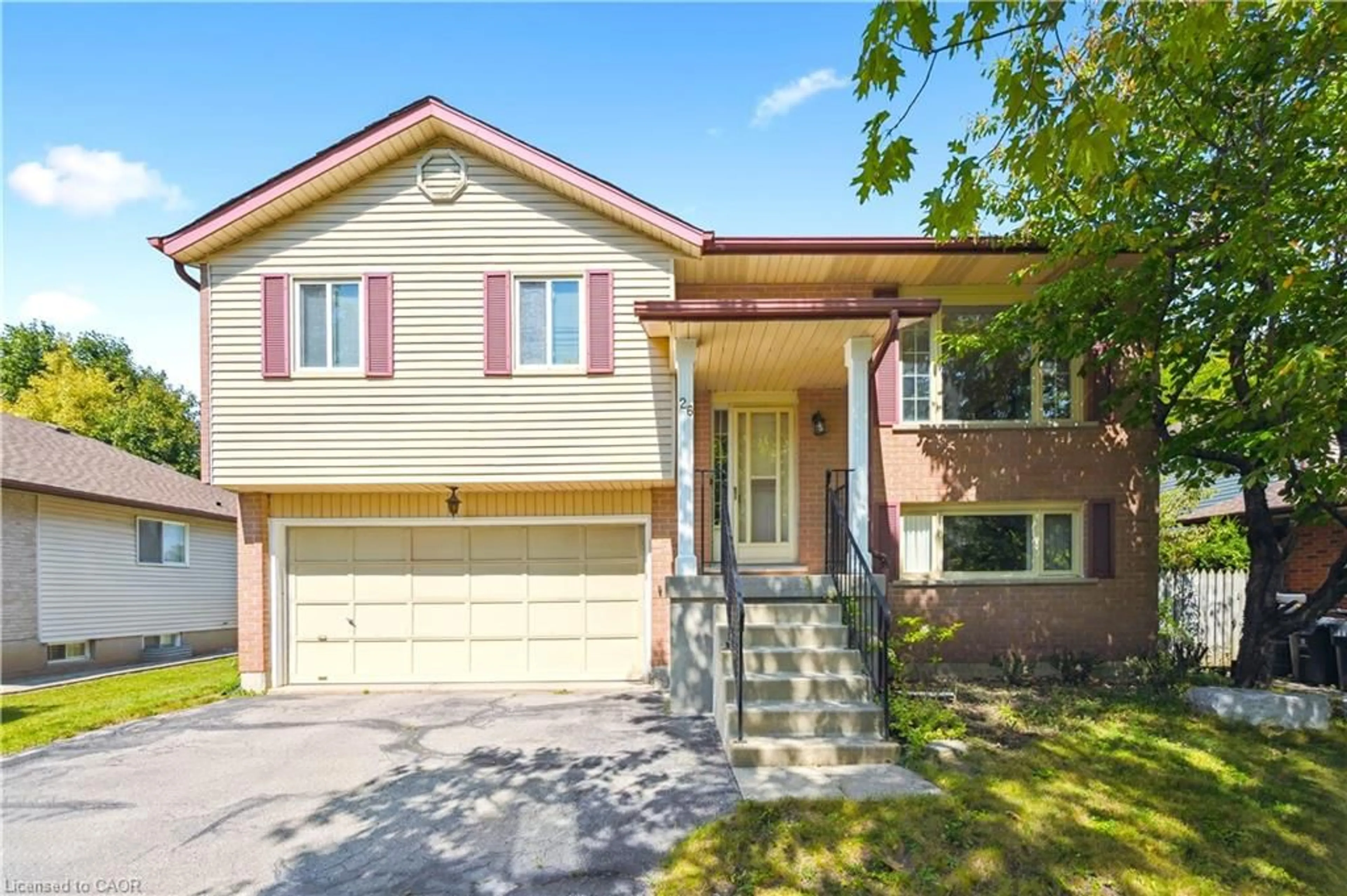 Home with brick exterior material, street for 26 Brazolot Dr, Guelph Ontario N1G 4K8
