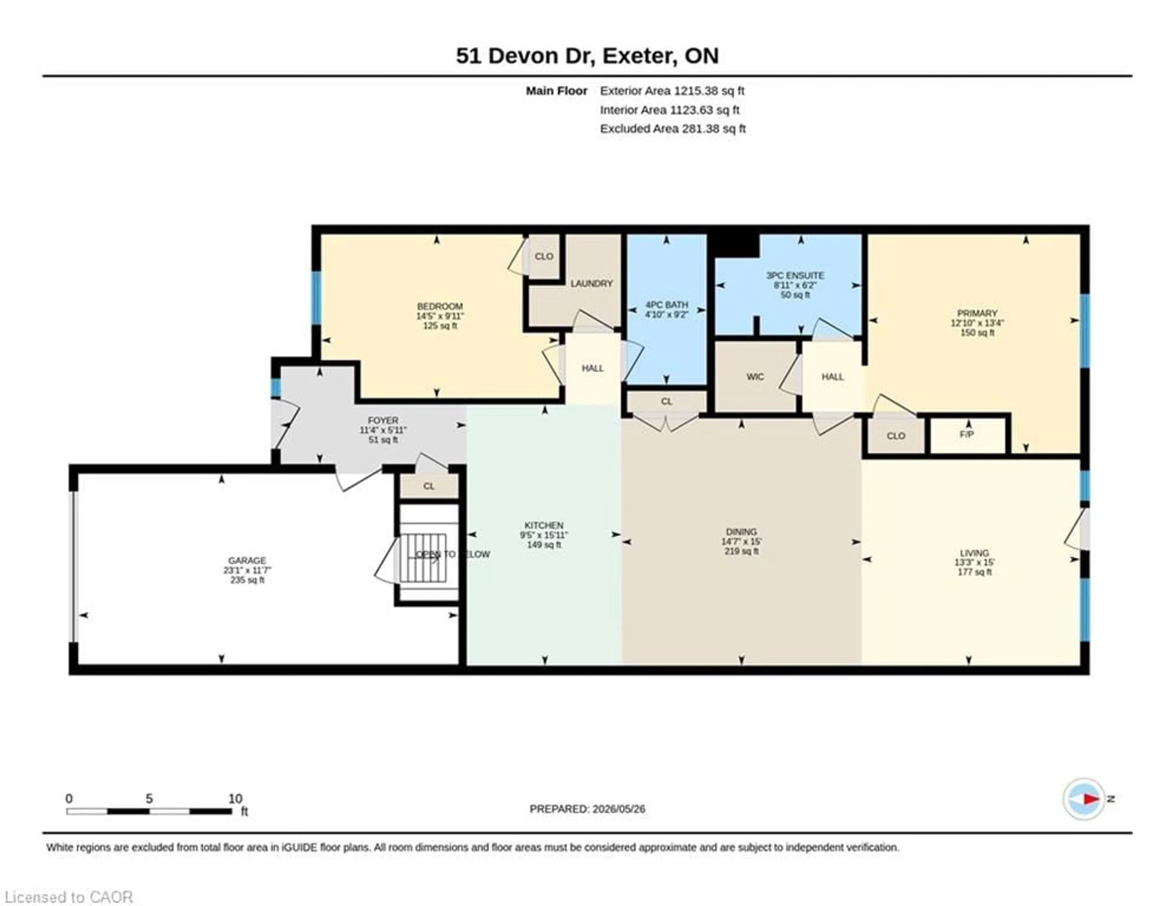 Floor plan for 51 Devon Dr, Exeter Ontario N0M 1S3