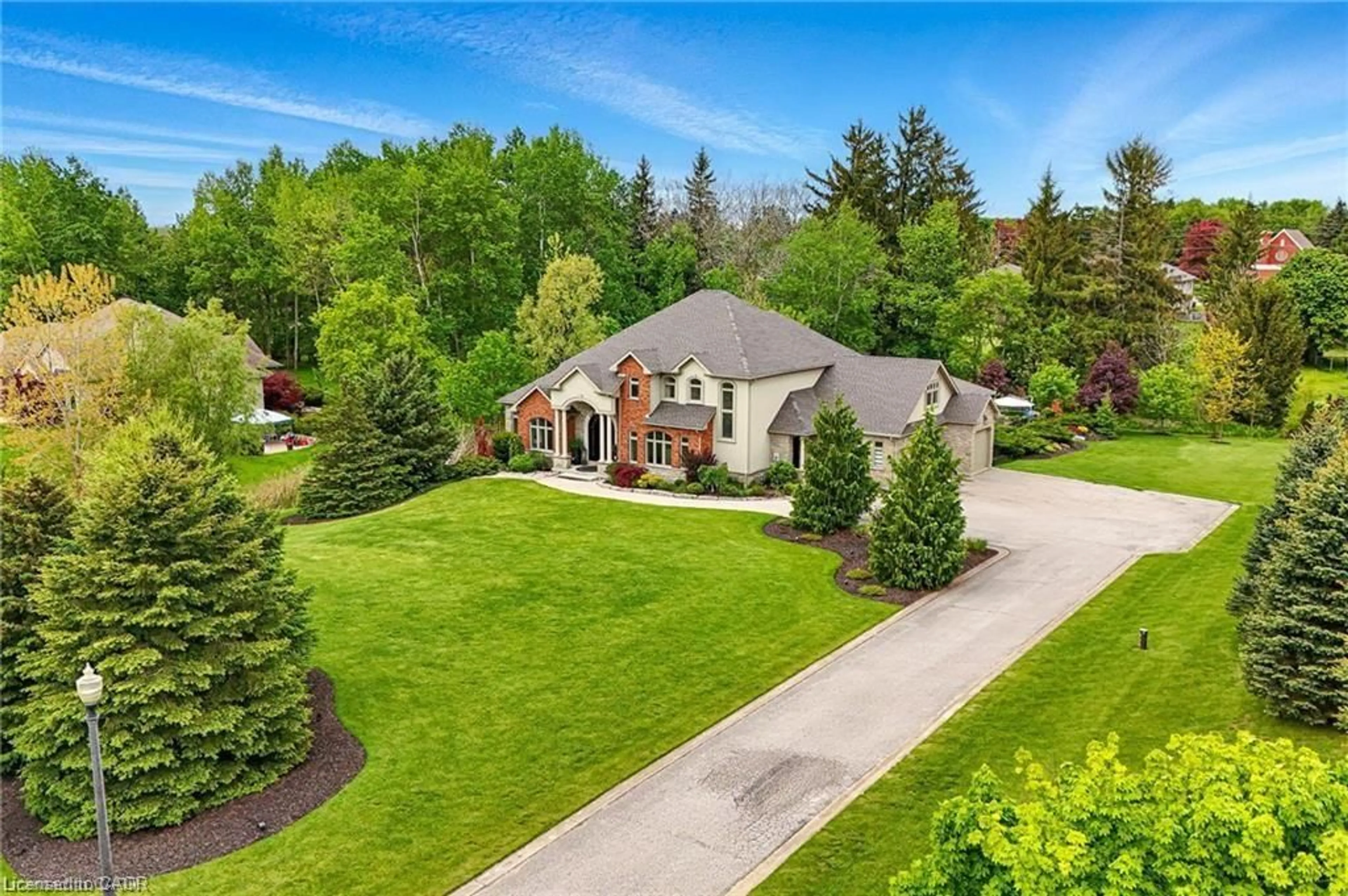 A pic from outside/outdoor area/front of a property/back of a property/a pic from drone, street for 85 Reinhart Pl, Petersburg Ontario N0B 2H0