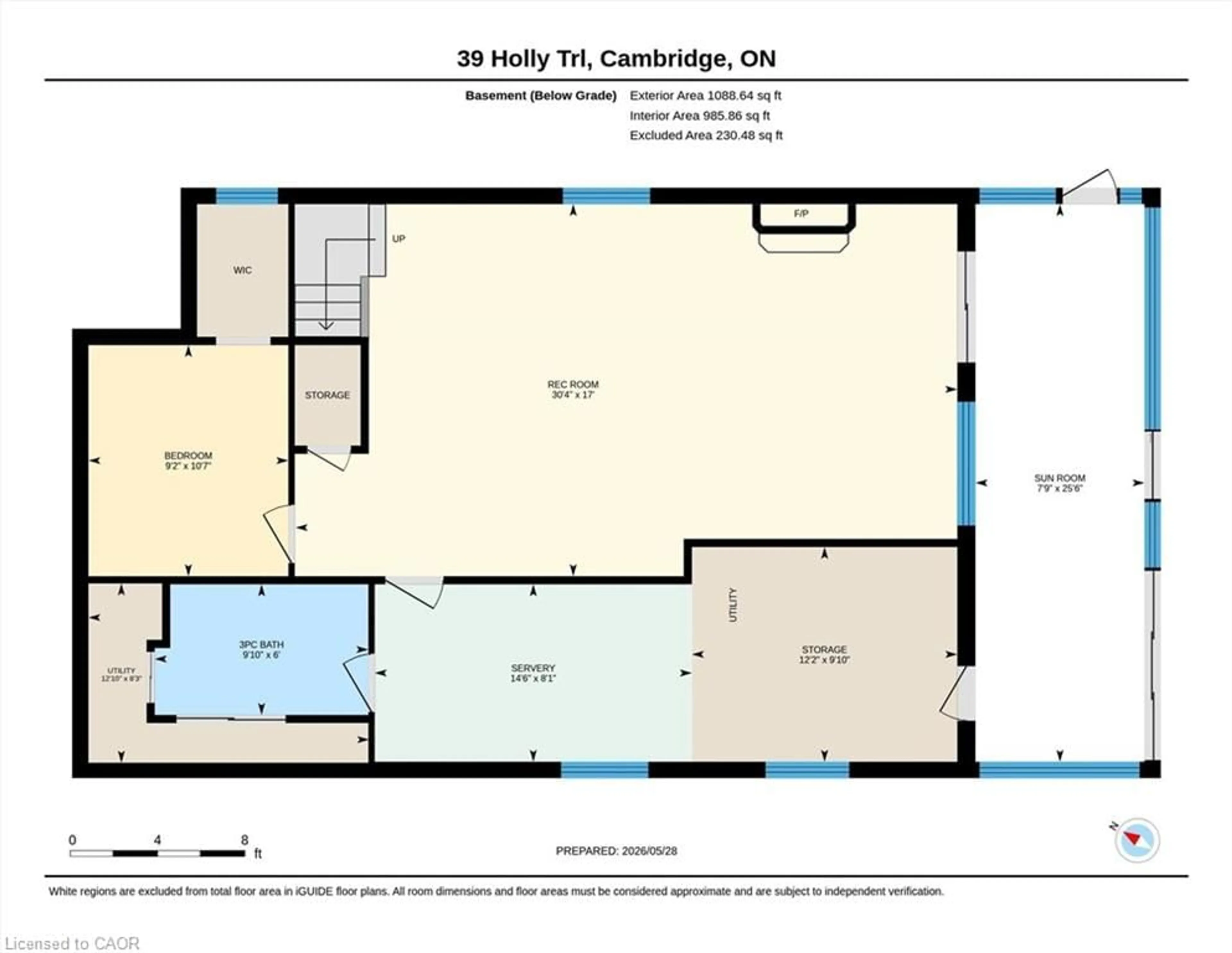 Floor plan for 39 Holly Trail, Puslinch Ontario N3C 2V4