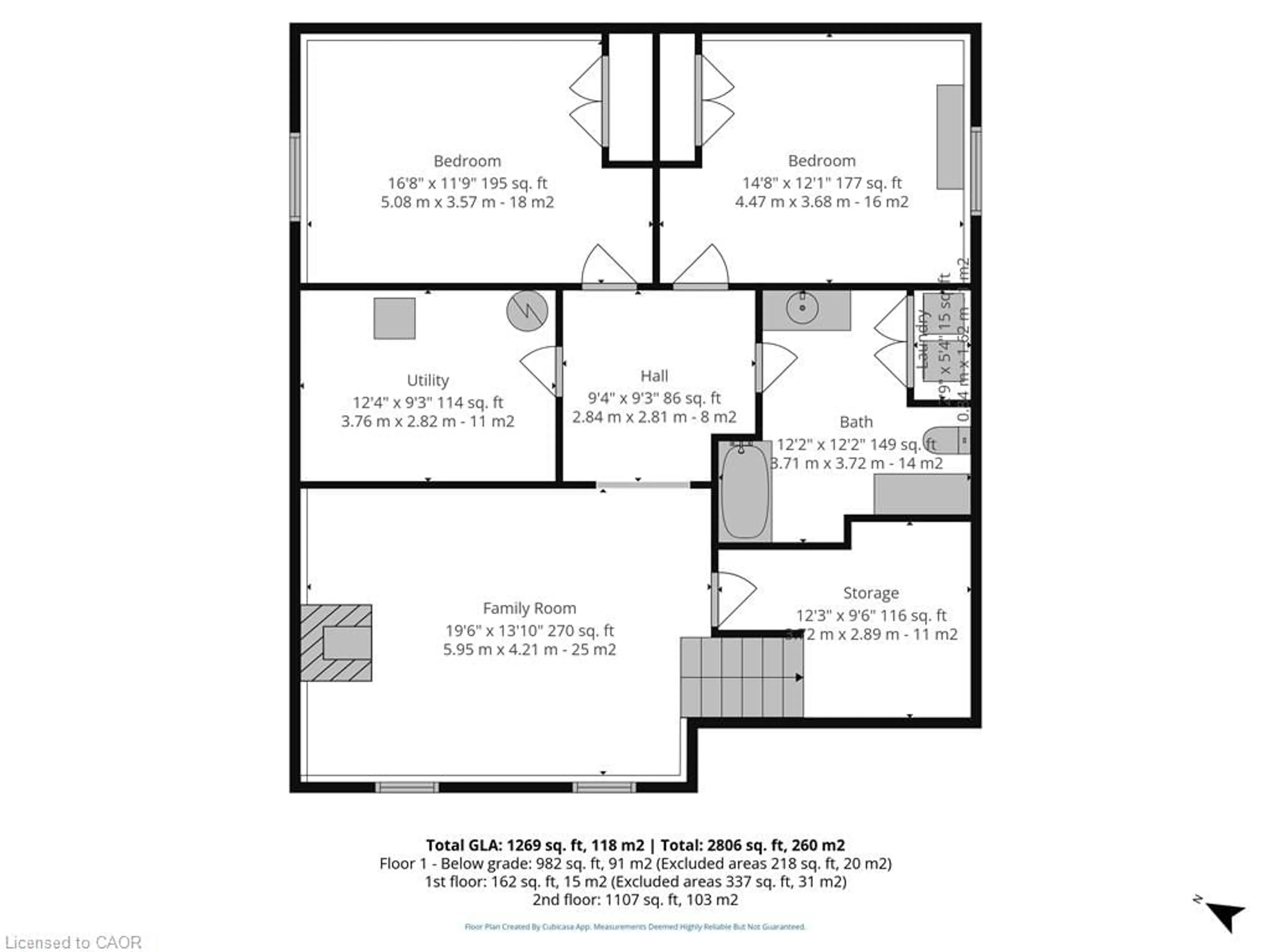Floor plan for 514 Fishers Glen Rd, Vittoria Ontario N0E 1W0