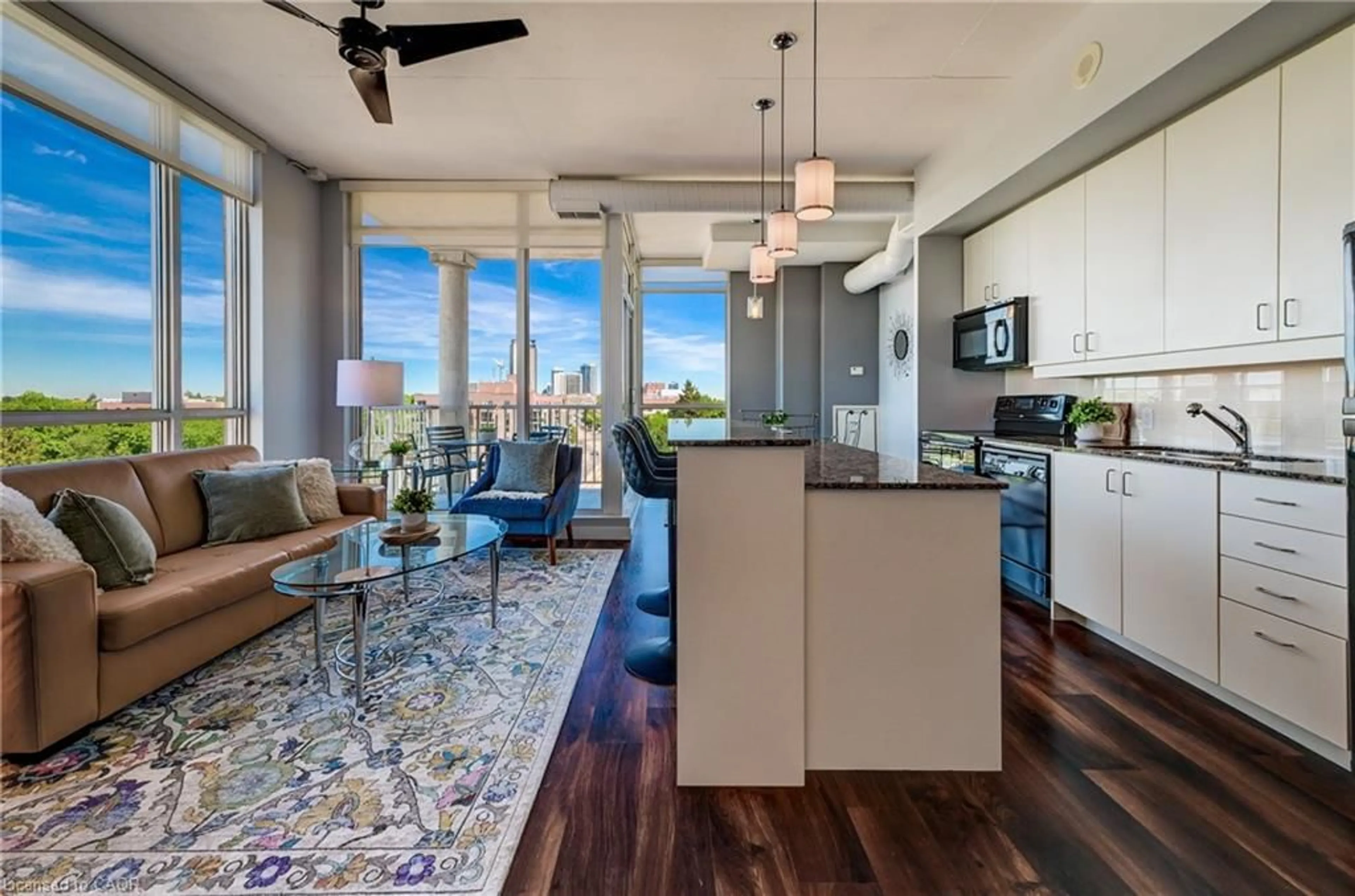 Open concept kitchen, unknown for 191 King St #706, Waterloo Ontario N2J 1R1