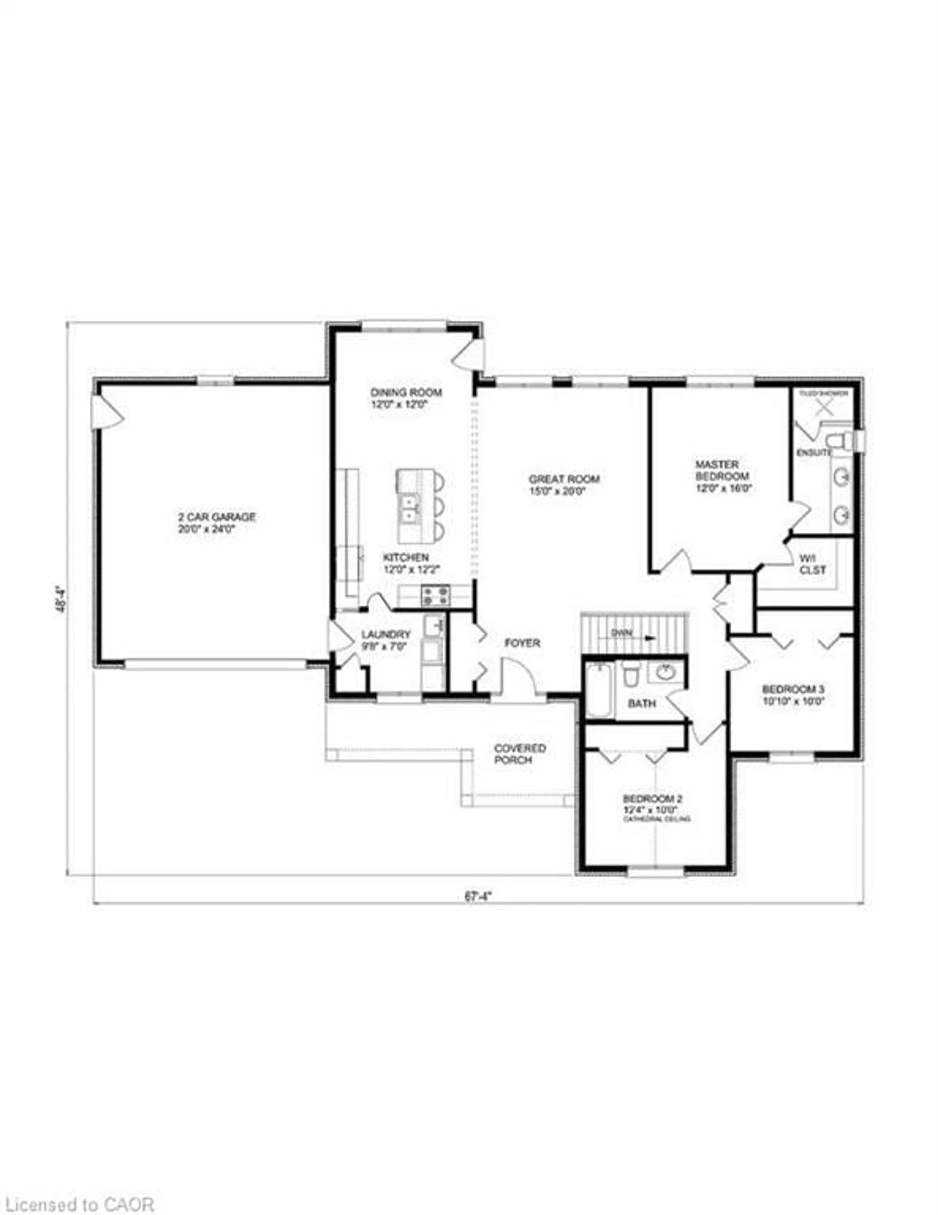 Floor plan for 25350 C Hwy 62, Bancroft Ontario K0L 2L0