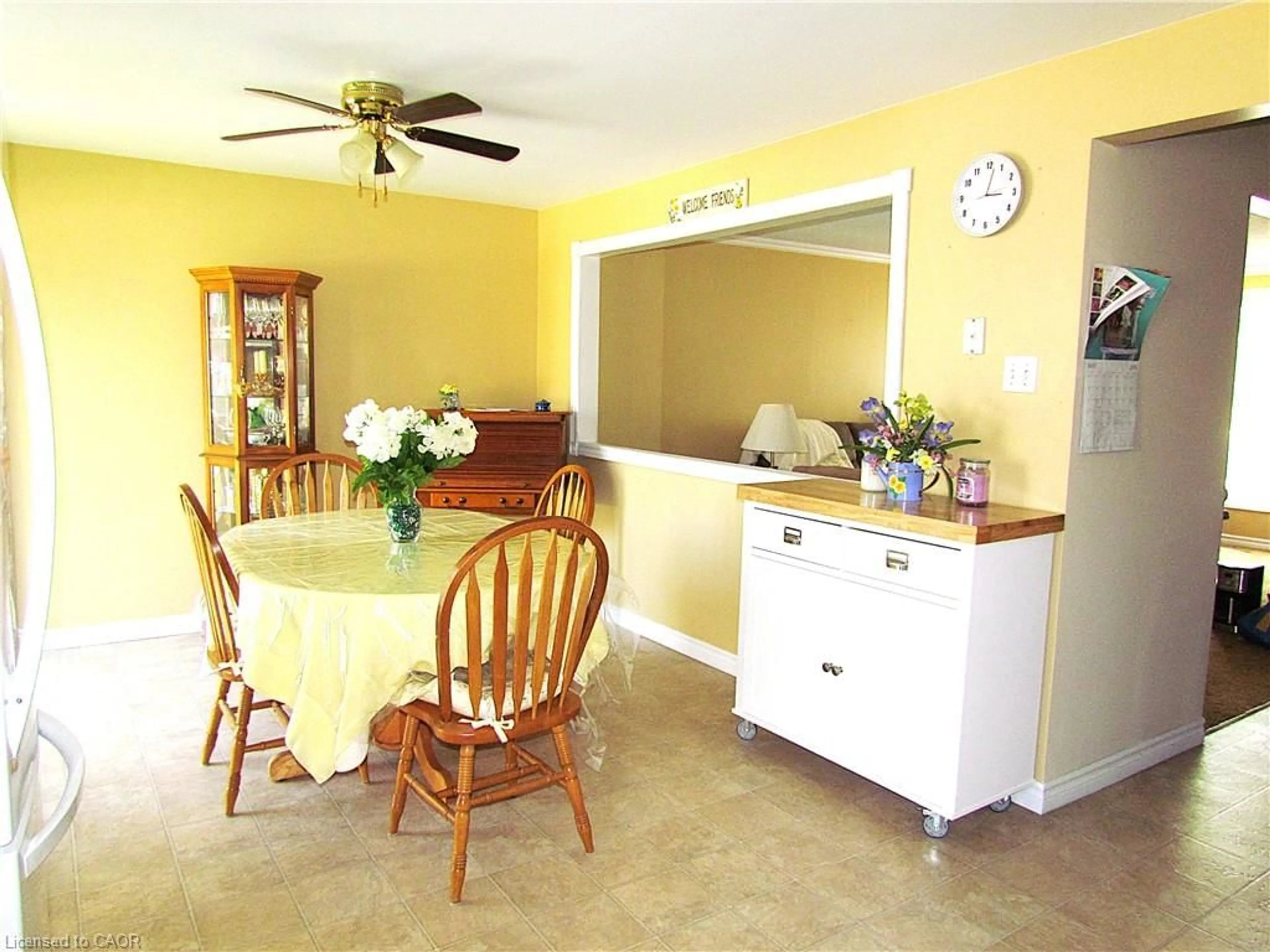 Dining room, ceramic/tile floor for 380 Quarterline Rd #9, Tillsonburg Ontario N4G 5L5