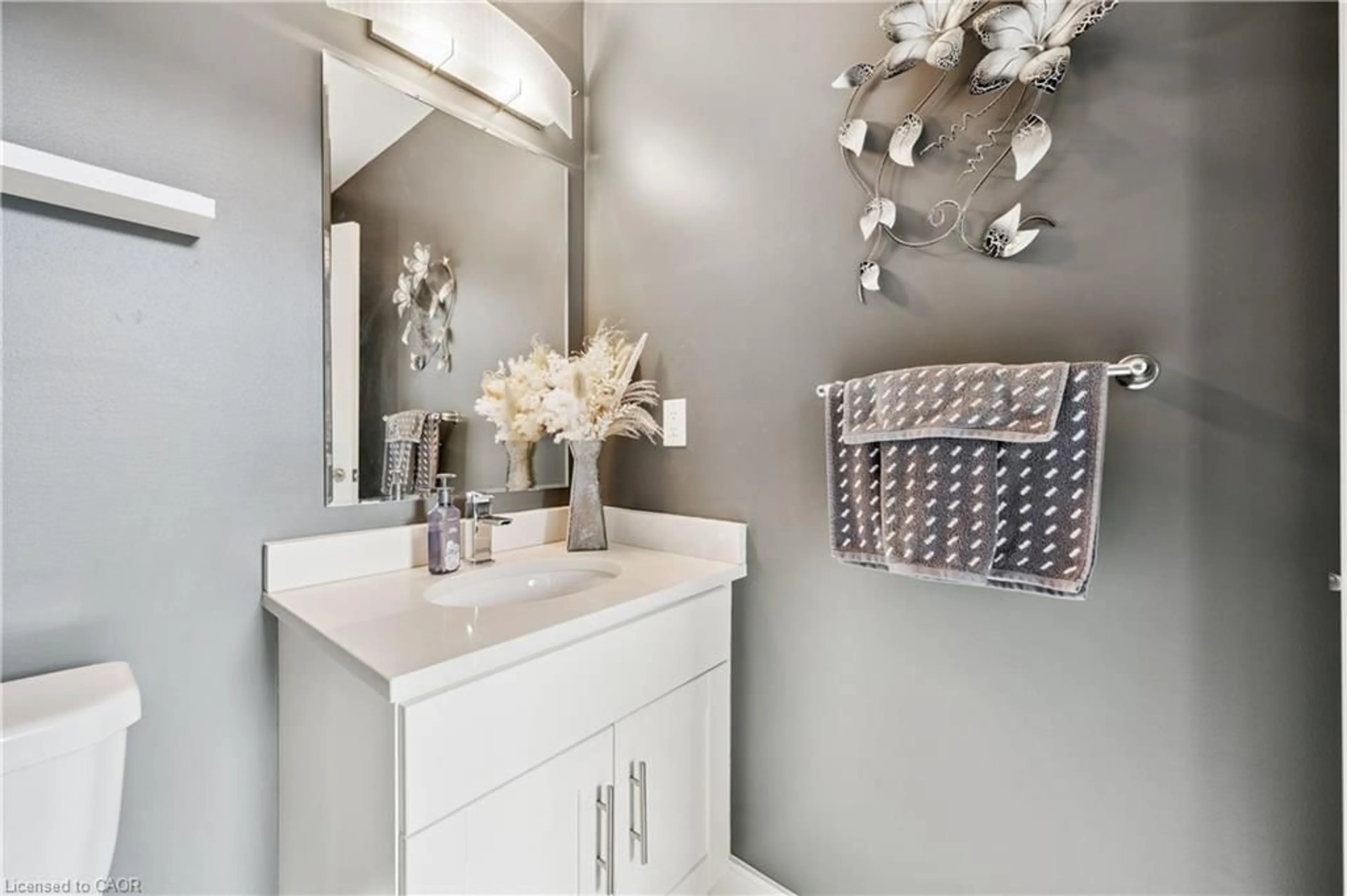 Contemporary bathroom, ceramic/tile floor for 32 Arkell Rd #8, Guelph Ontario N1L 0L4