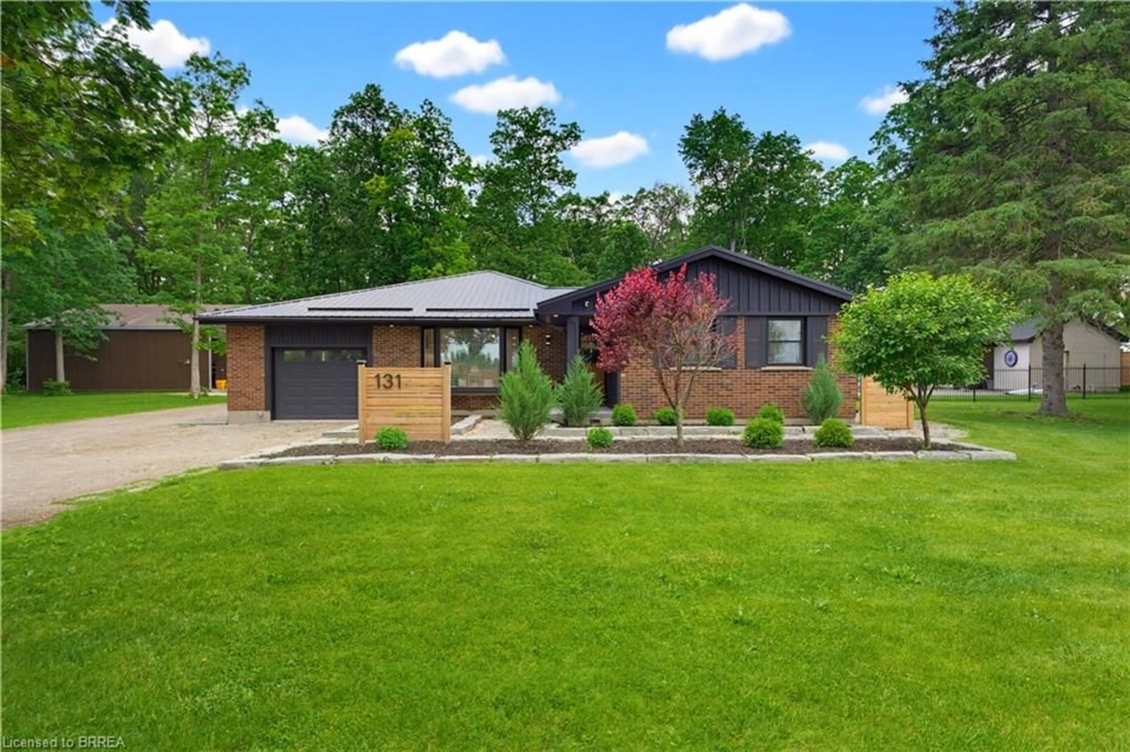 Home with brick exterior material, street for 131 Maple Ave, Burford Ontario N0E 1A0