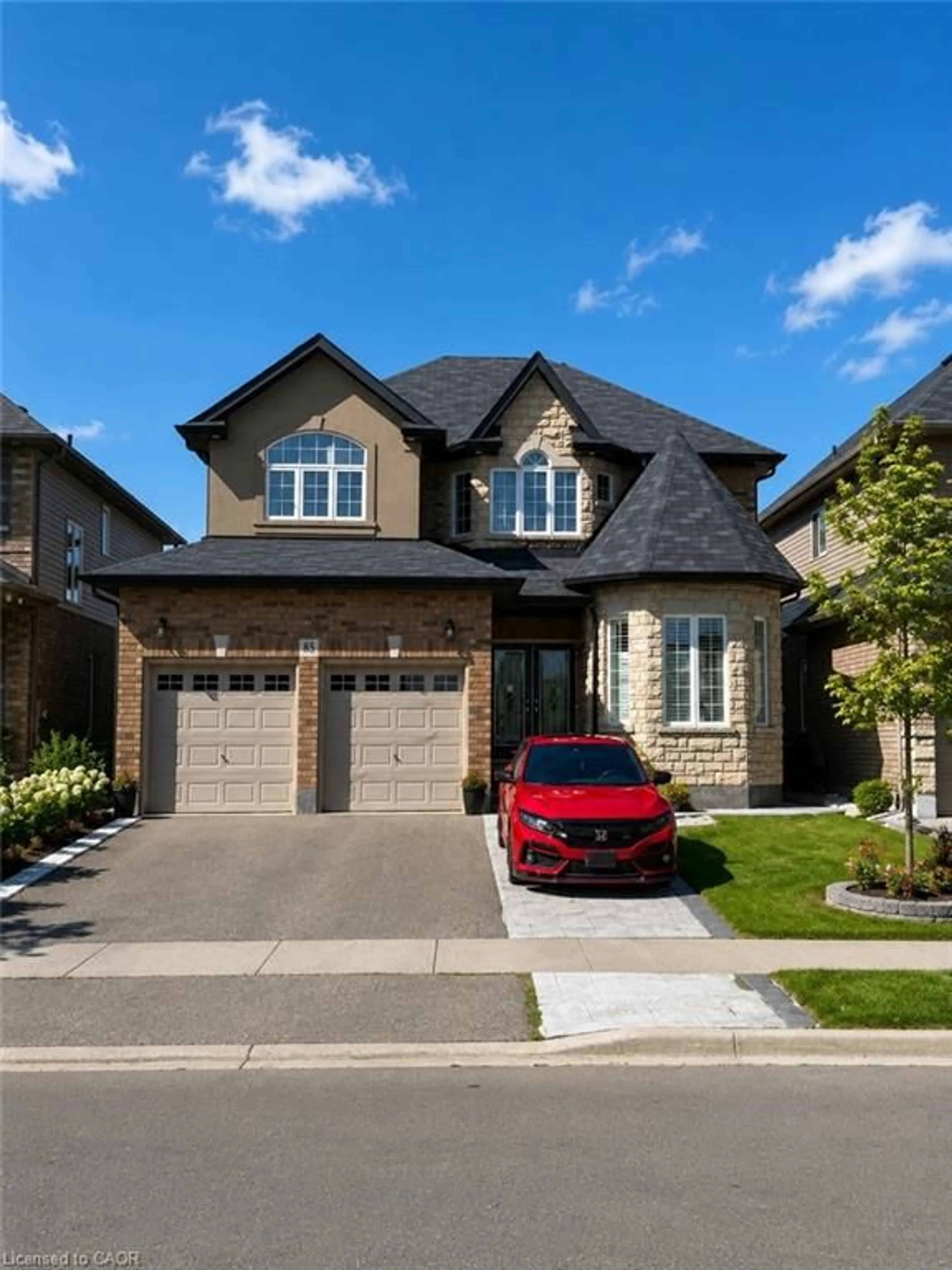 Home with brick exterior material, street for 85 Showcase Dr, Hamilton Ontario L0R 1P0