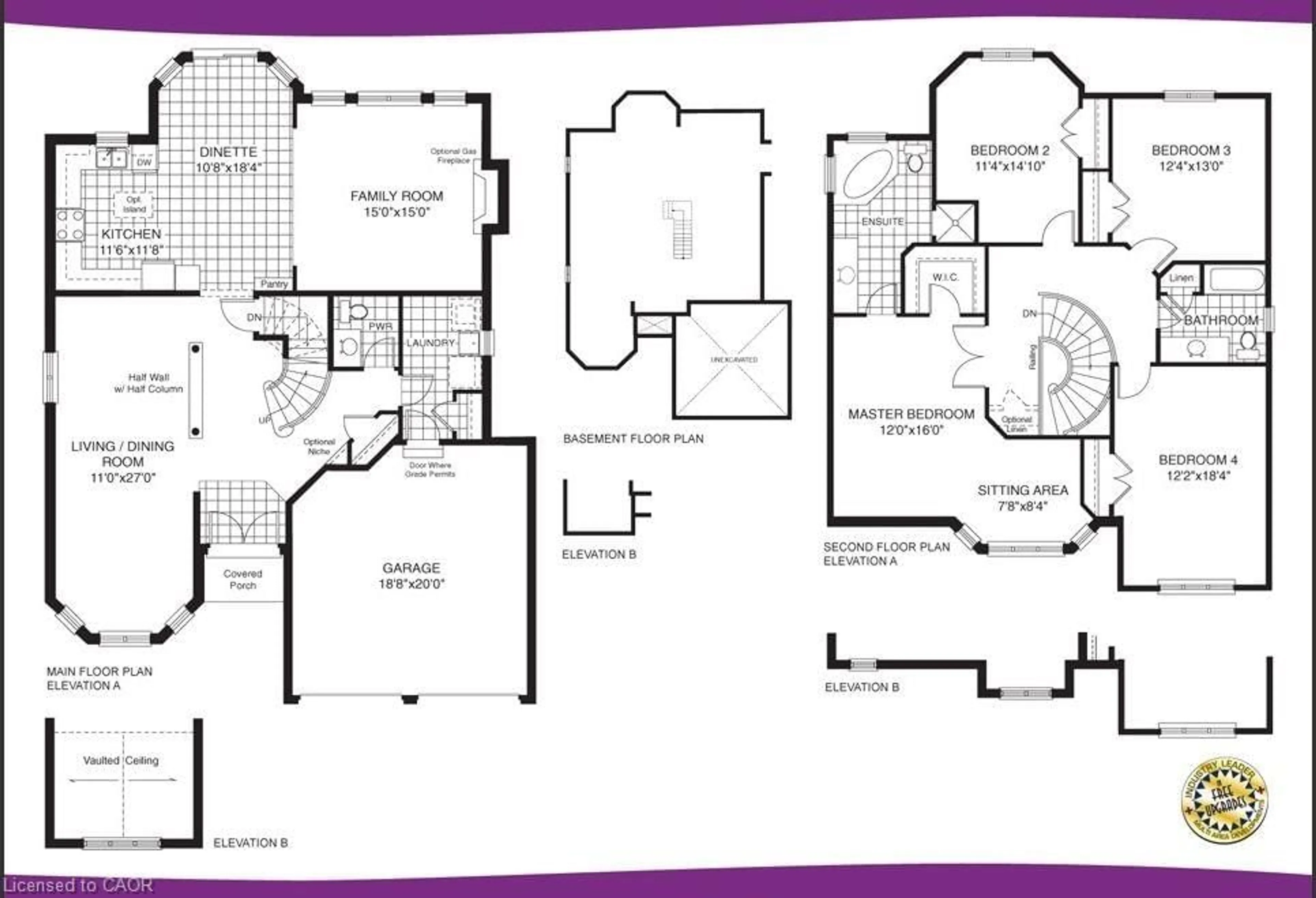 Floor plan for 85 Showcase Dr, Hamilton Ontario L0R 1P0