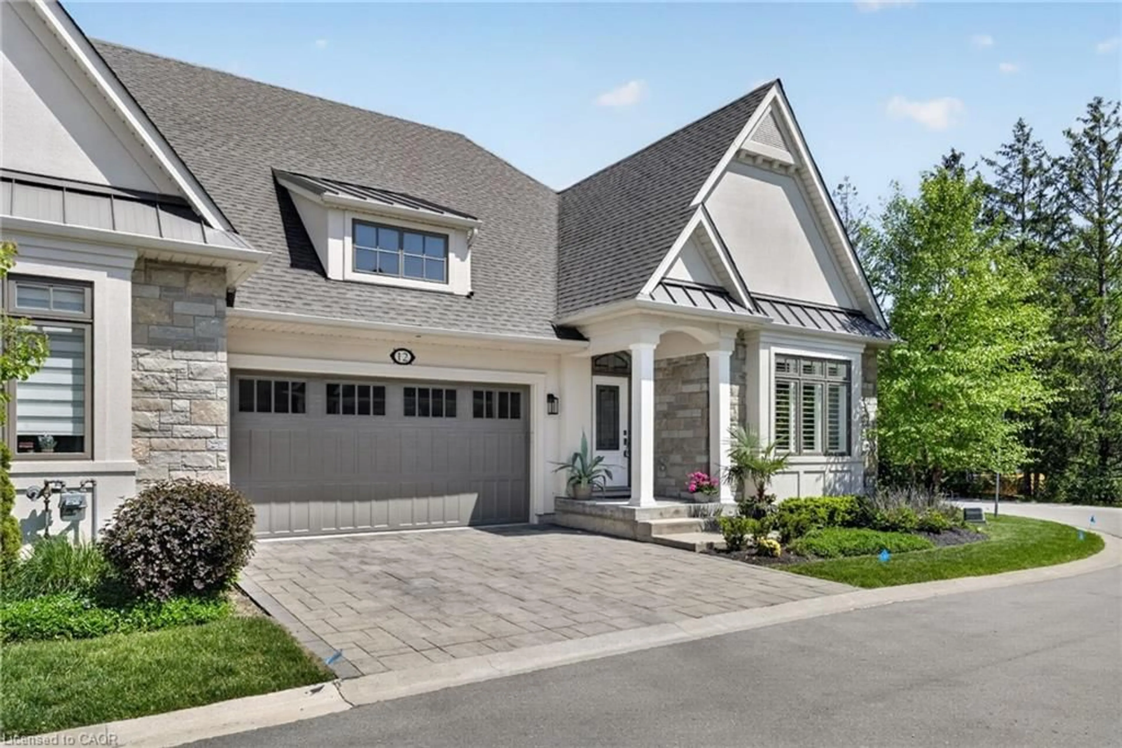 Home with brick exterior material, street for 12 Sassafras Row, Ridgeway Ontario L0S 1N0