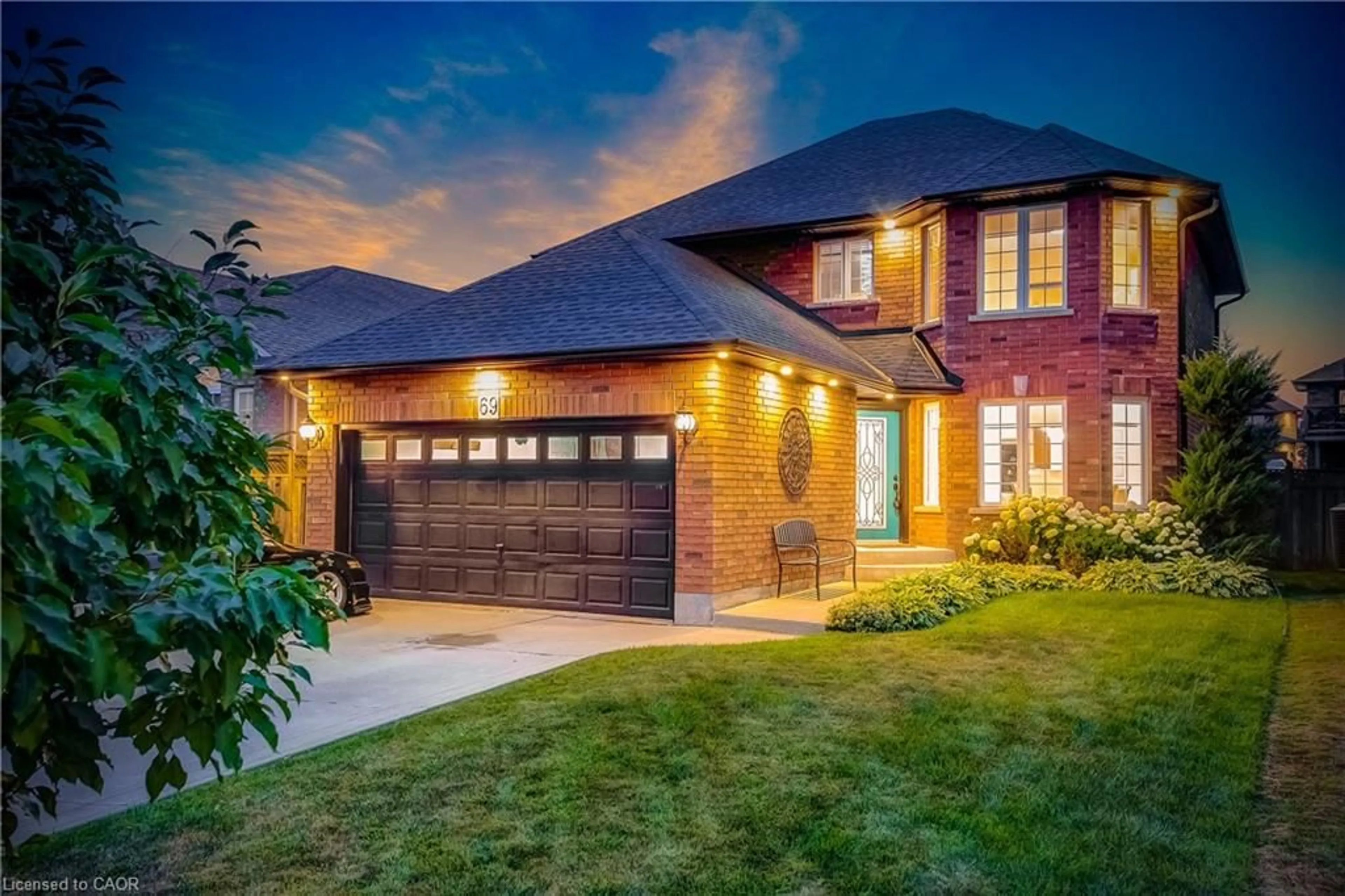 Home with brick exterior material, street for 69 Solsbury Cres, Mount Hope Ontario L0R 1W0