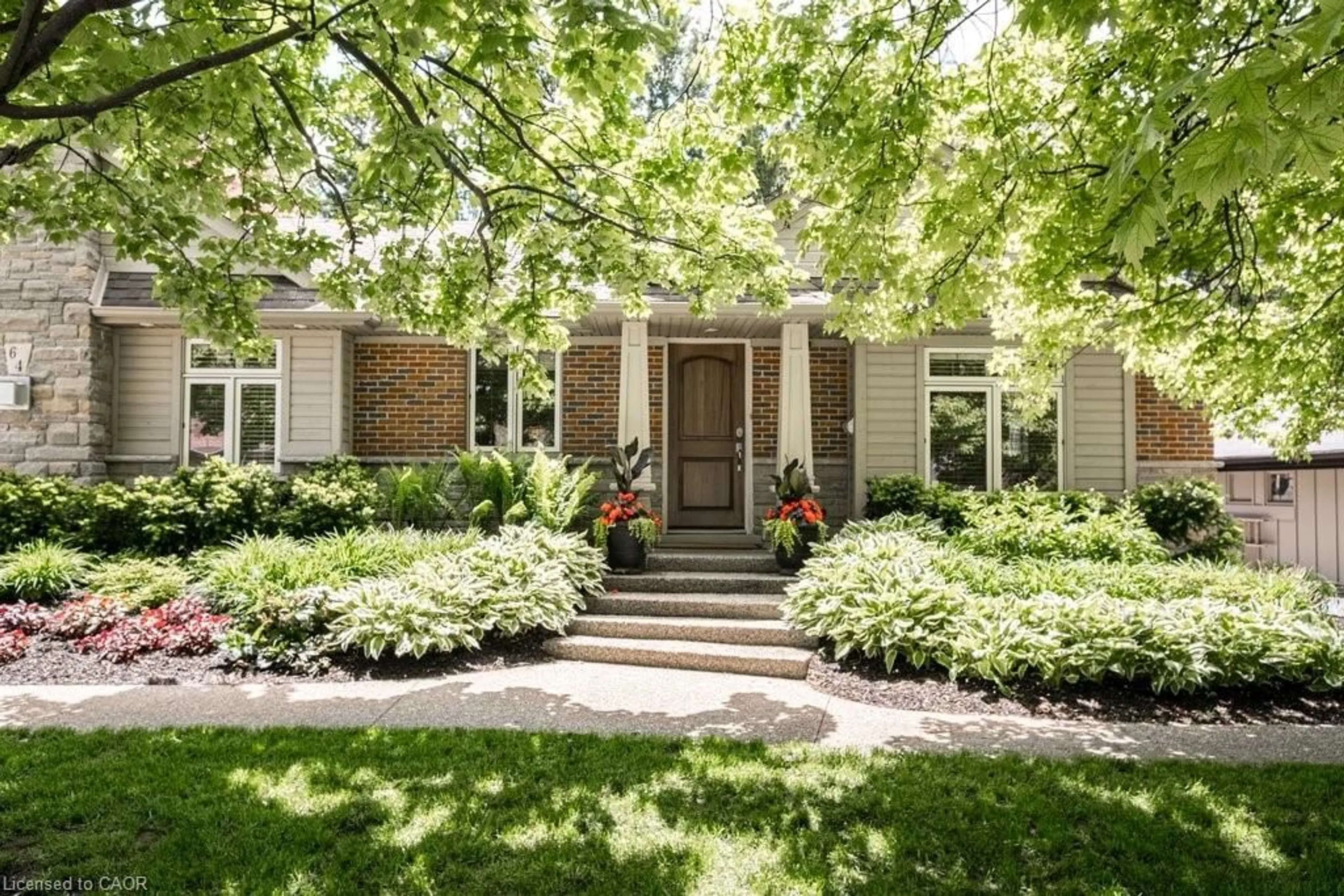 Home with brick exterior material, street for 64 Miller Dr, Ancaster Ontario L9G 2J1