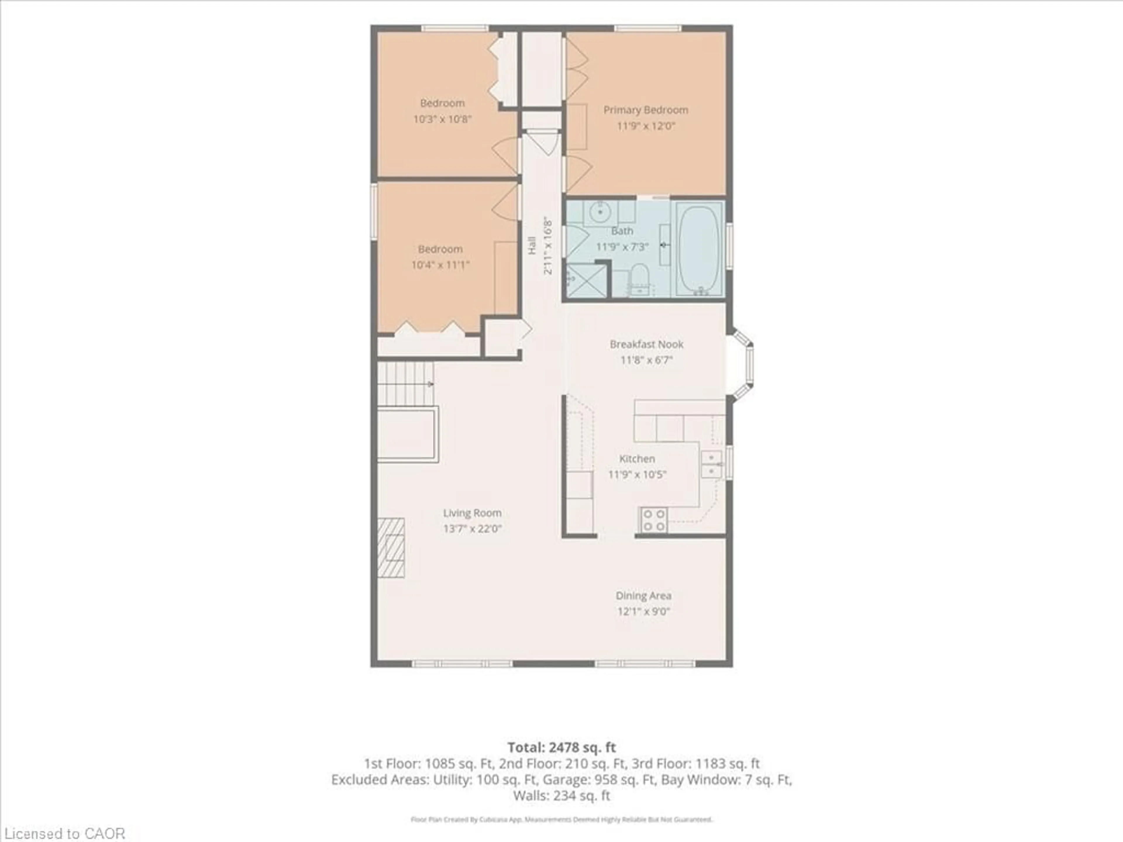 Floor plan for 26 Sideroad 18, Fergus Ontario N1M 2W3
