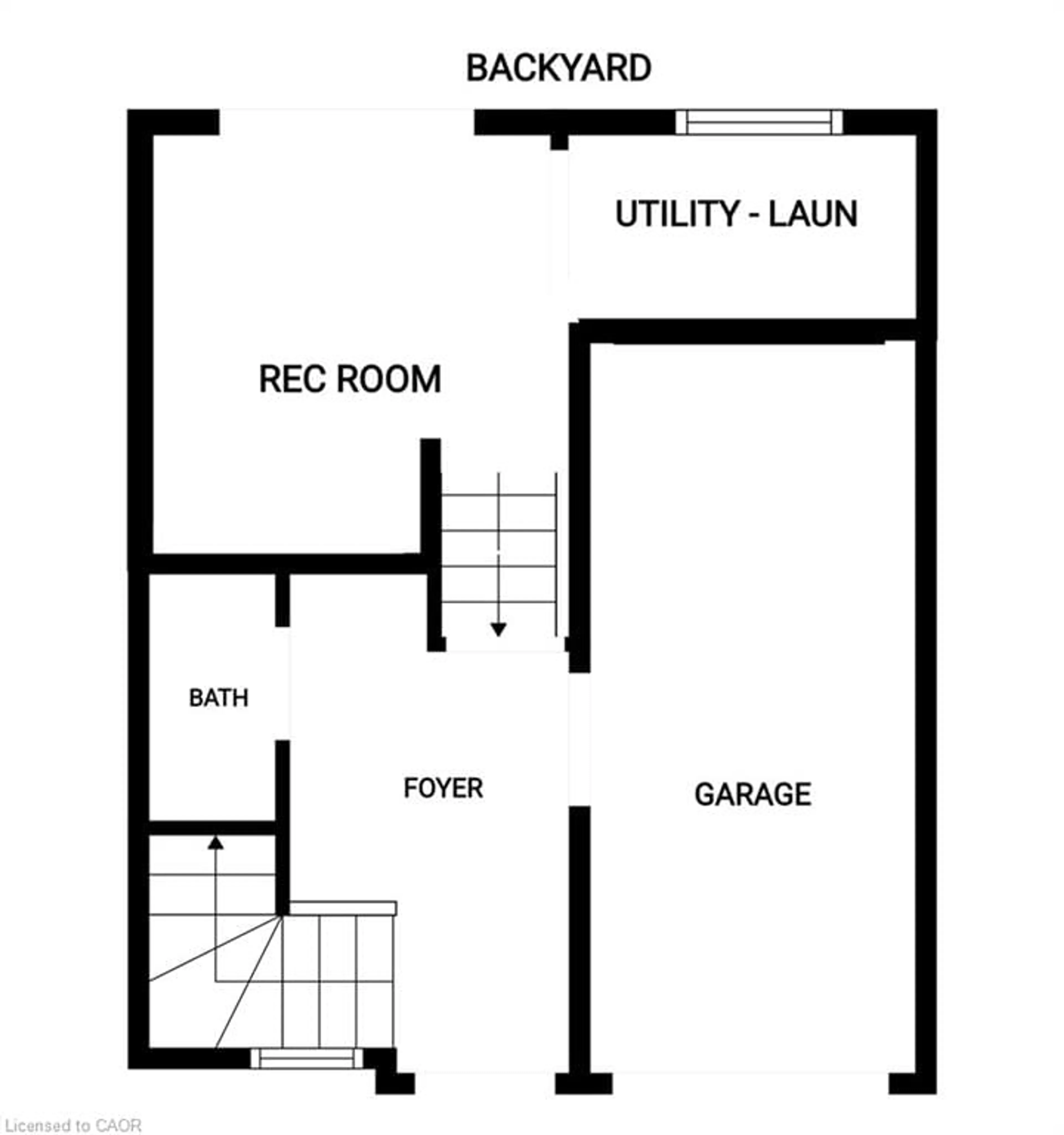 Floor plan for 1255 Upper Gage Ave #2, Hamilton Ontario L8W 3C7