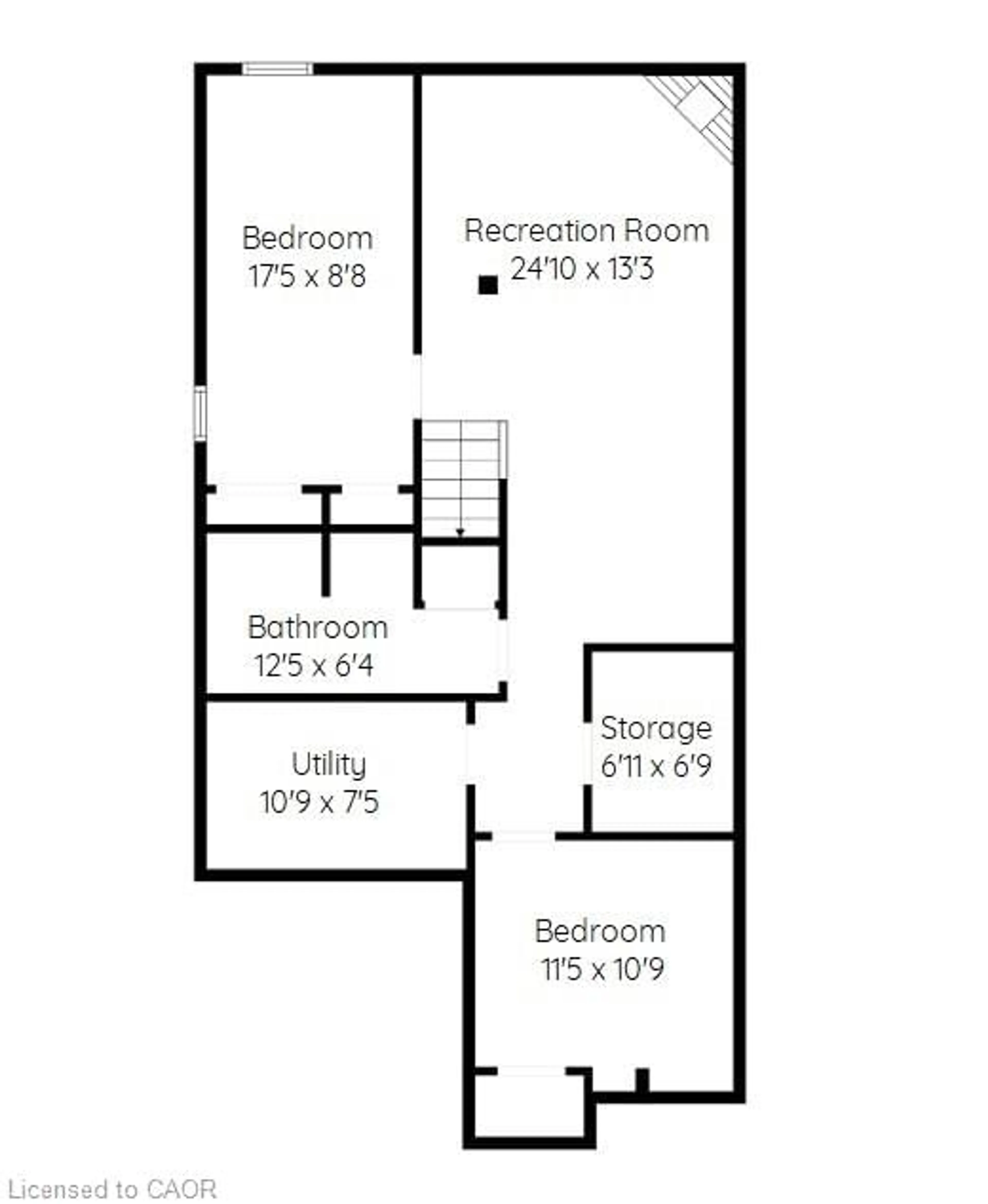 Floor plan for 60 Rice Ave #18, Hamilton Ontario L9C 7S3