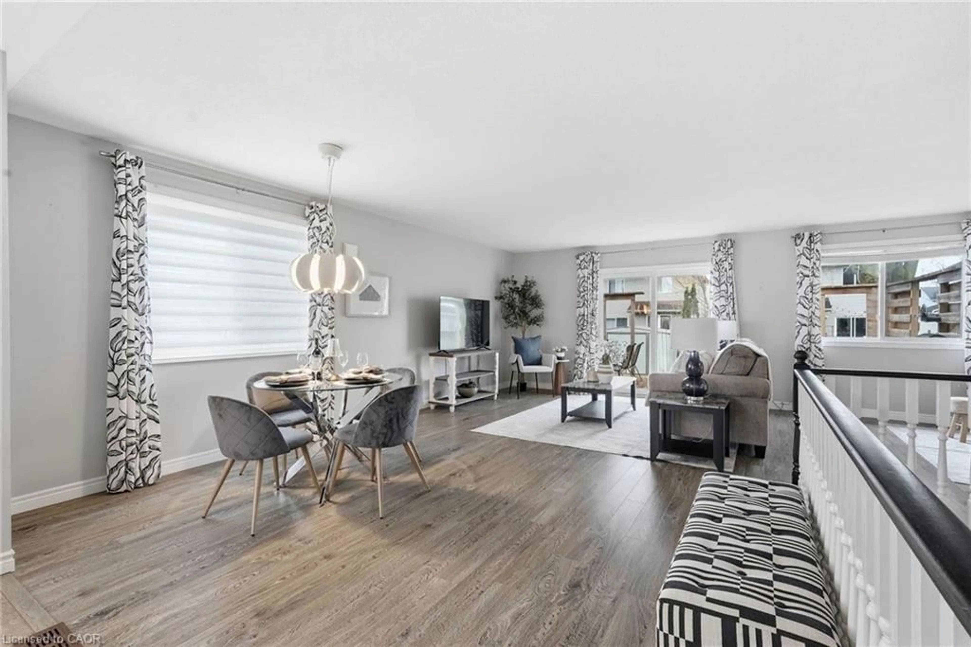 Living room with furniture, wood/laminate floor for 750 Lavery St, Listowel Ontario N4W 3T4