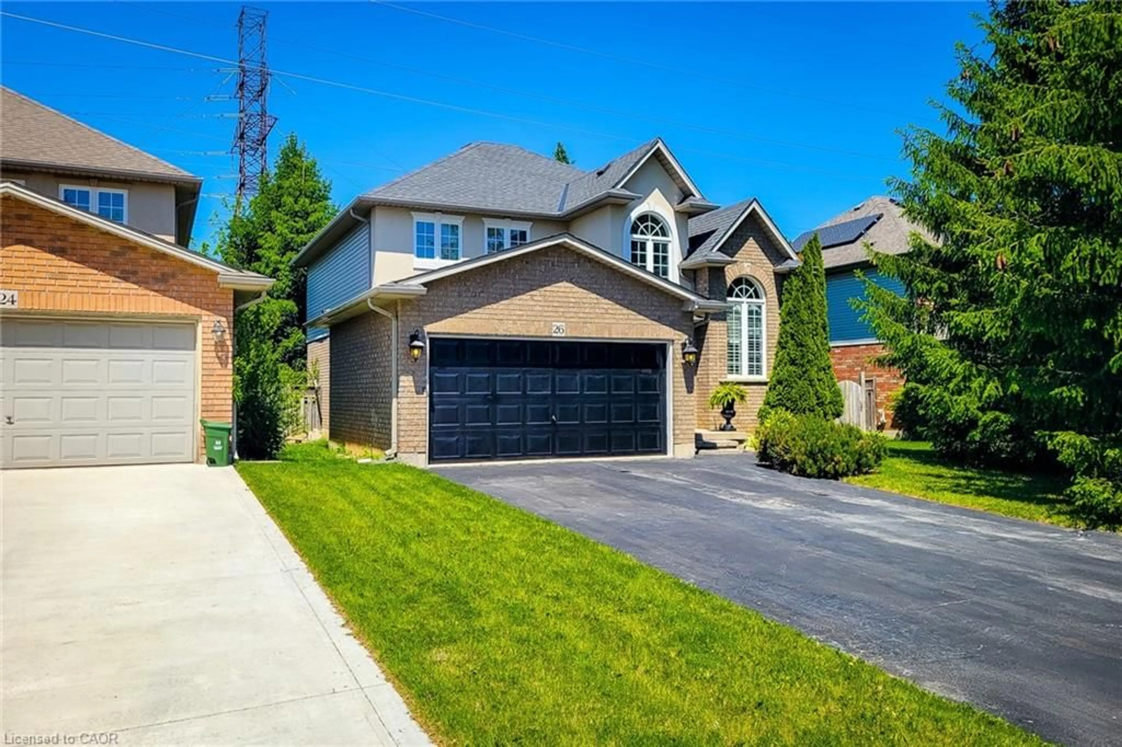 Home with brick exterior material, street for 26 Grassyplain Dr, Hamilton Ontario L0R 1W0