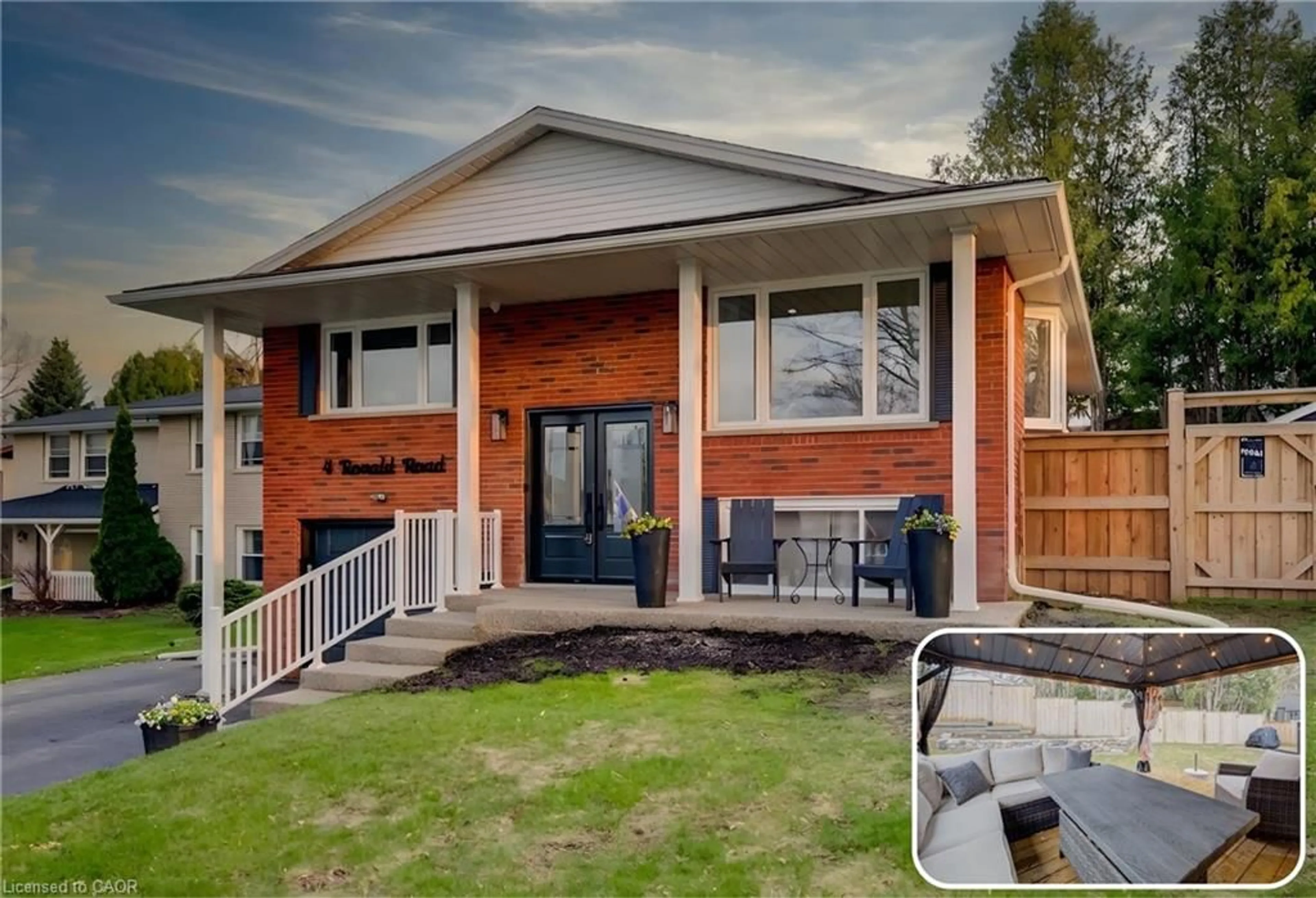 Home with brick exterior material, street for 4 Ronald Rd, Cambridge Ontario N1S 4N1