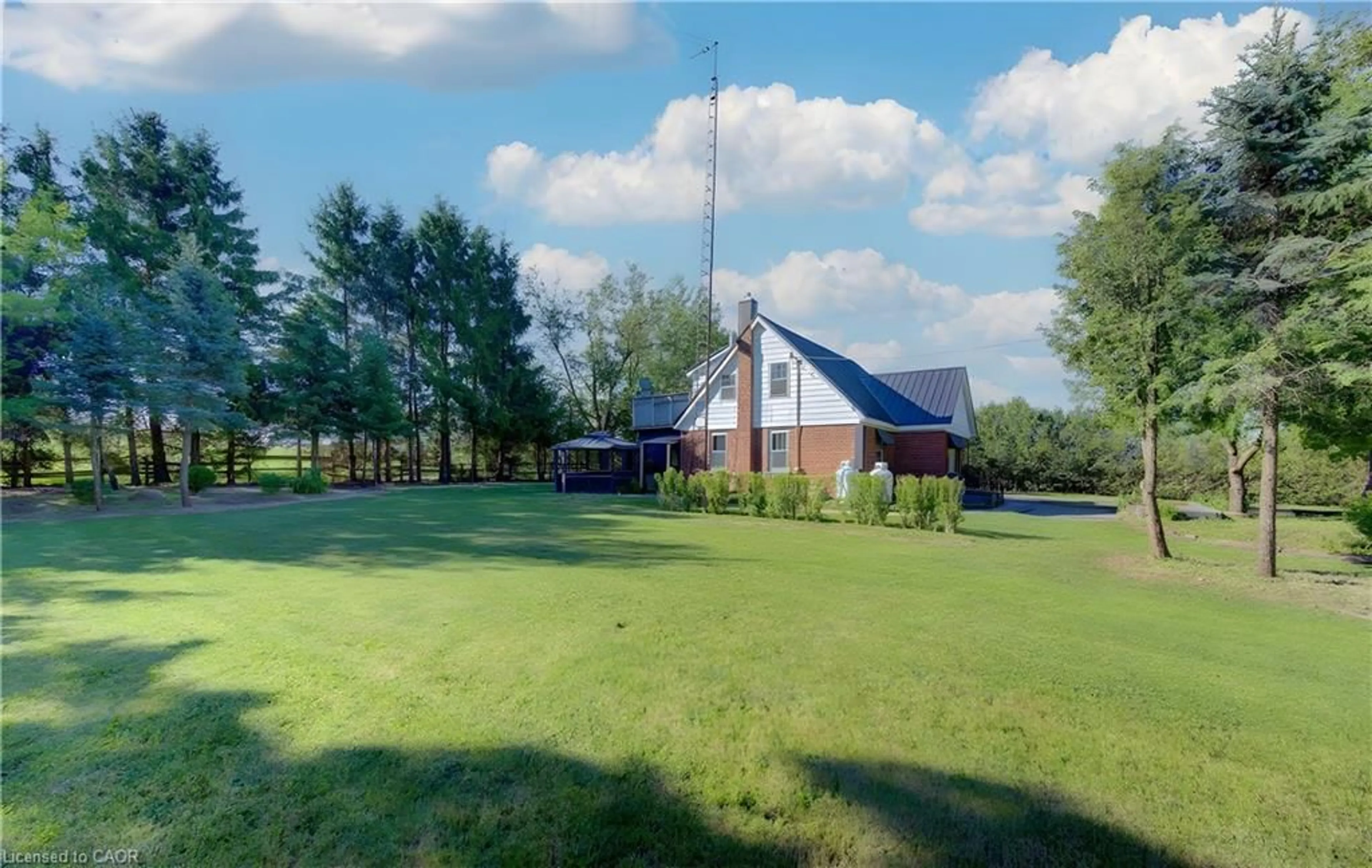 A pic from outside/outdoor area/front of a property/back of a property/a pic from drone, unknown for 2785 Manser Rd, Millbank Ontario N0K 1L0