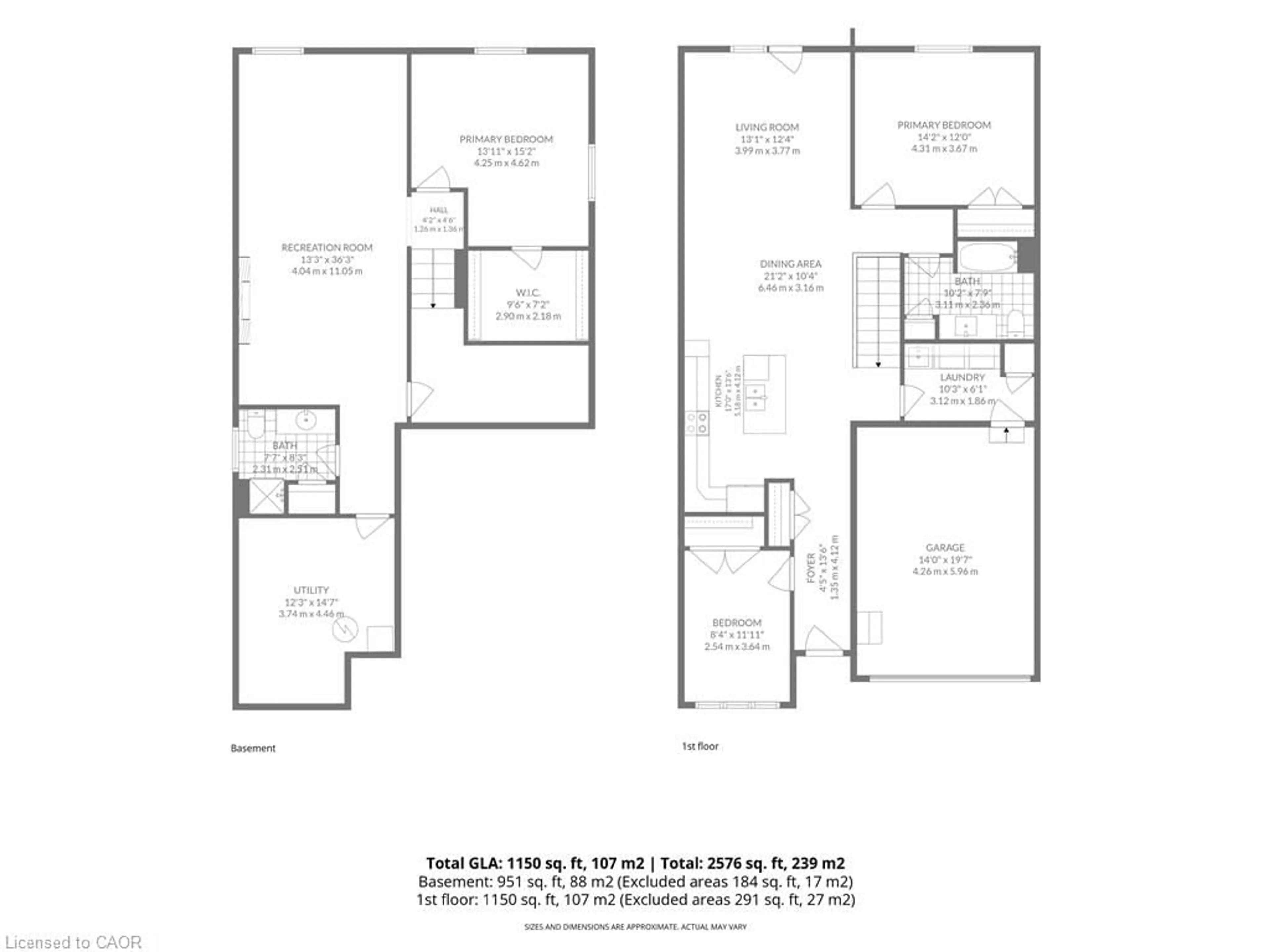 Floor plan for 29 Schuyler St #51, Paris Ontario N3L 0J2