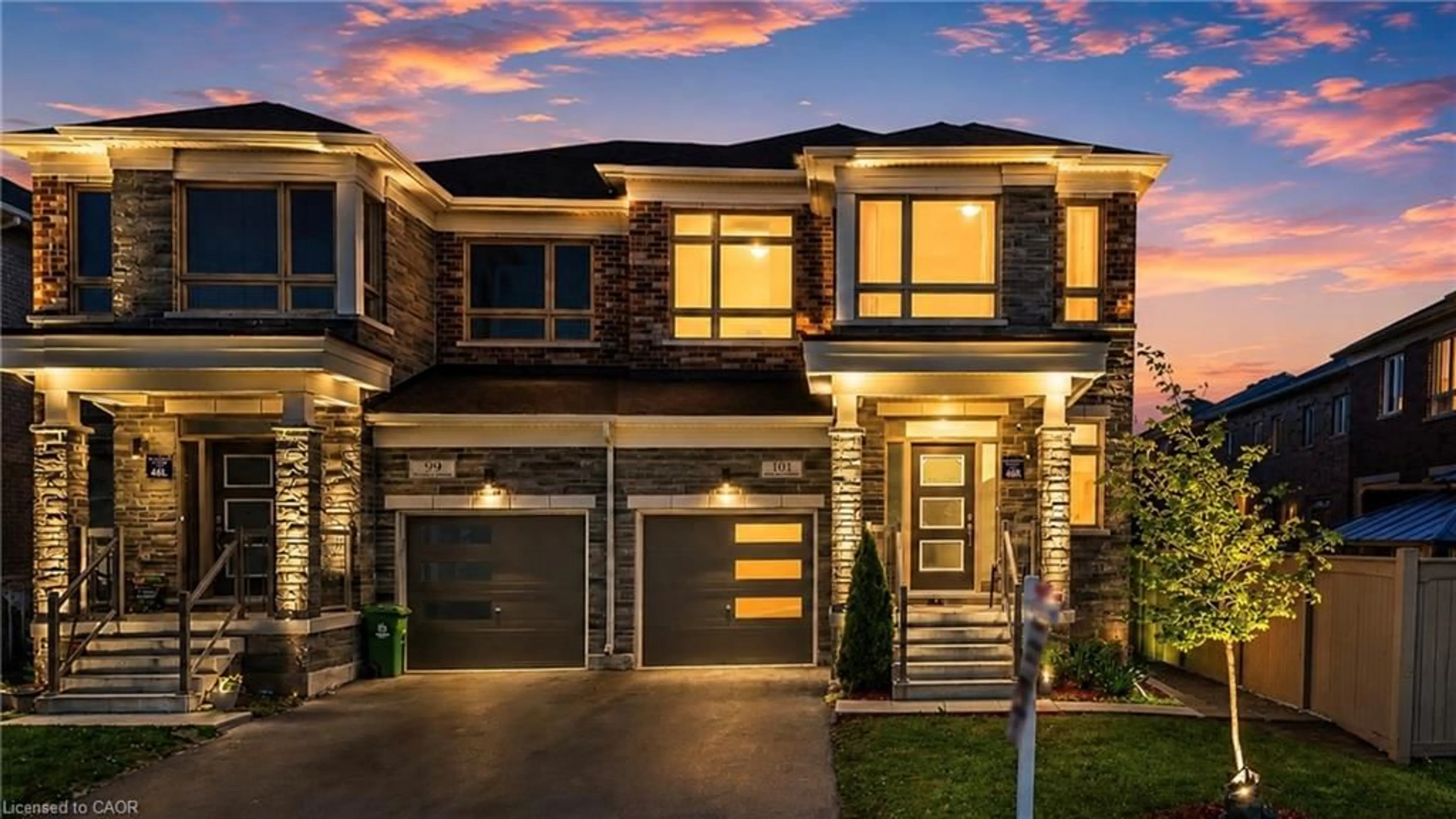 Home with brick exterior material, street for 101 Westfield Cres, Waterdown Ontario L8B 1X9