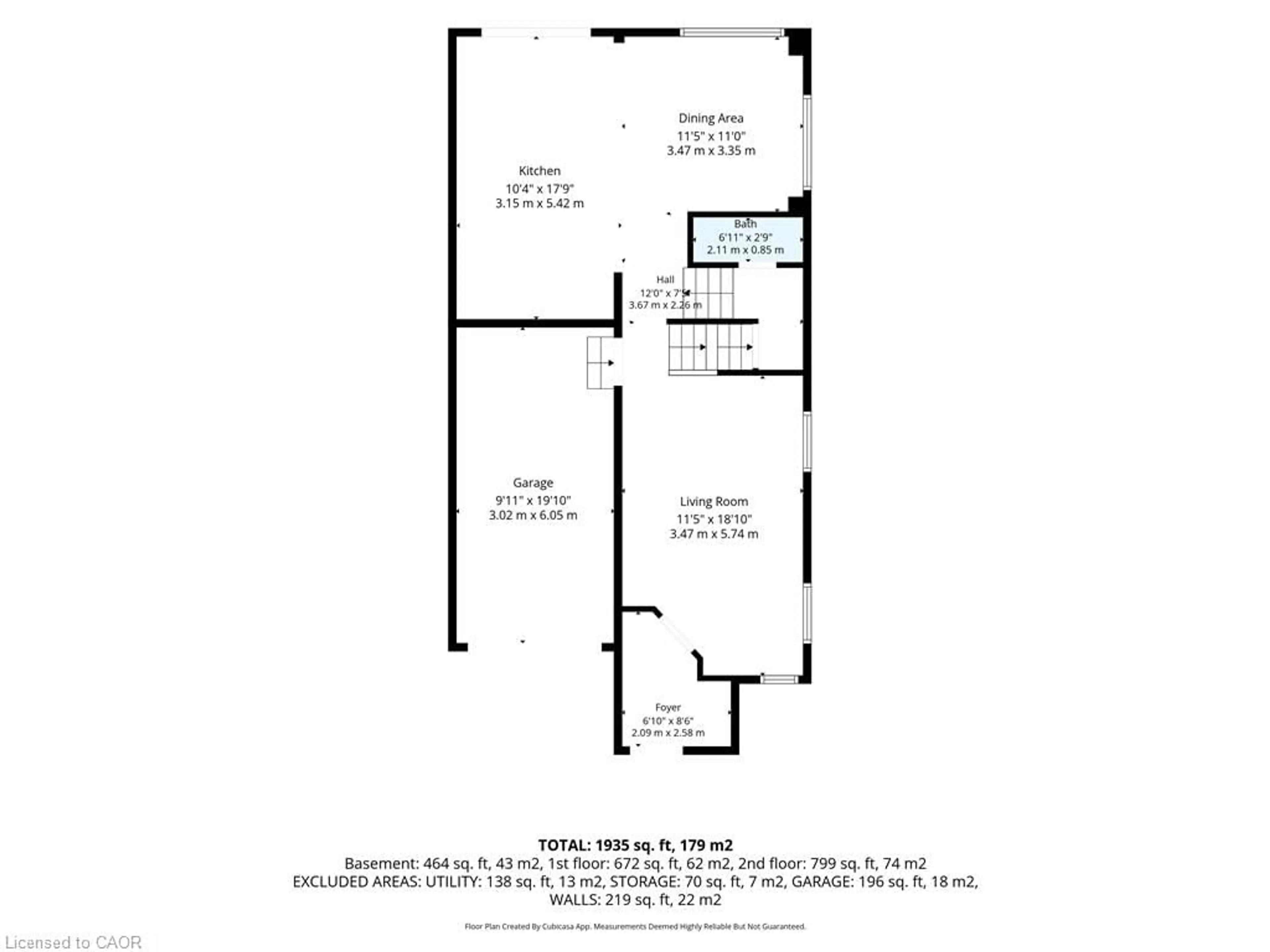 Floor plan for 84 Wheeler Dr, Cambridge Ontario N1P 1G3