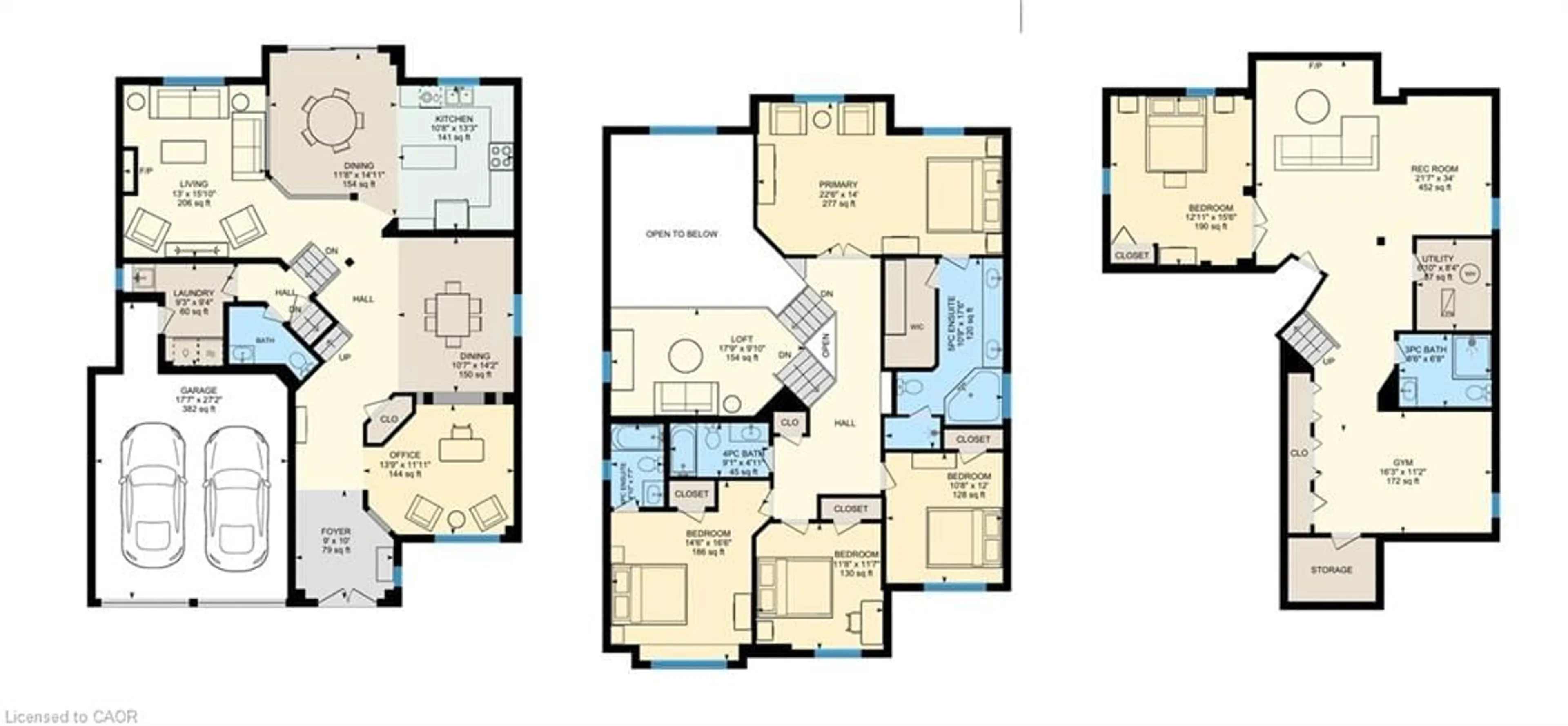Floor plan for 2461 Whistling Springs Cres, Oakville Ontario L6M 5G4