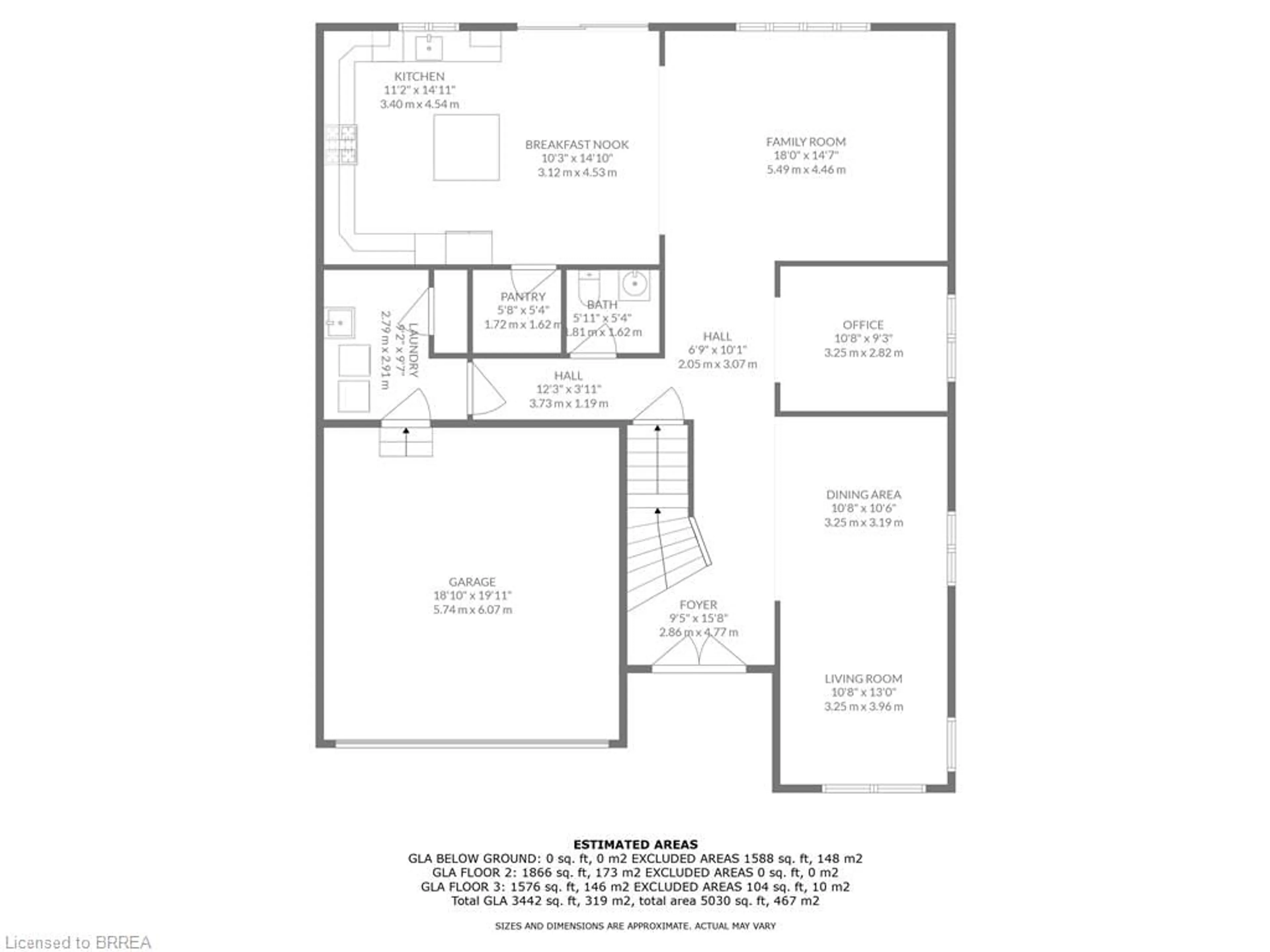 Floor plan for 10 Mcgovern Lane, Paris Ontario N3L 0K3